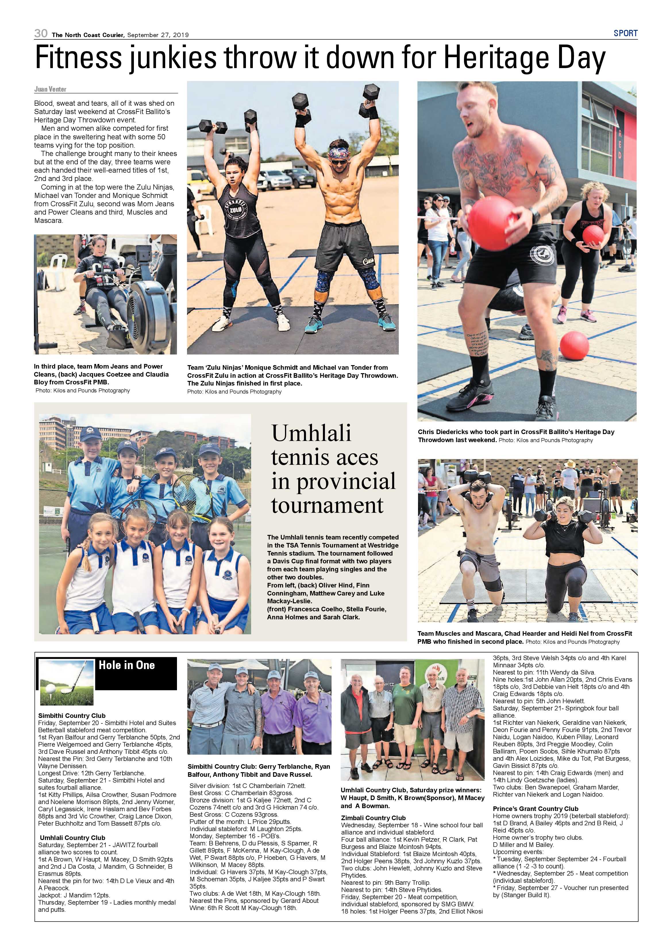 North Coast Courier 27 September 2019 page 30
