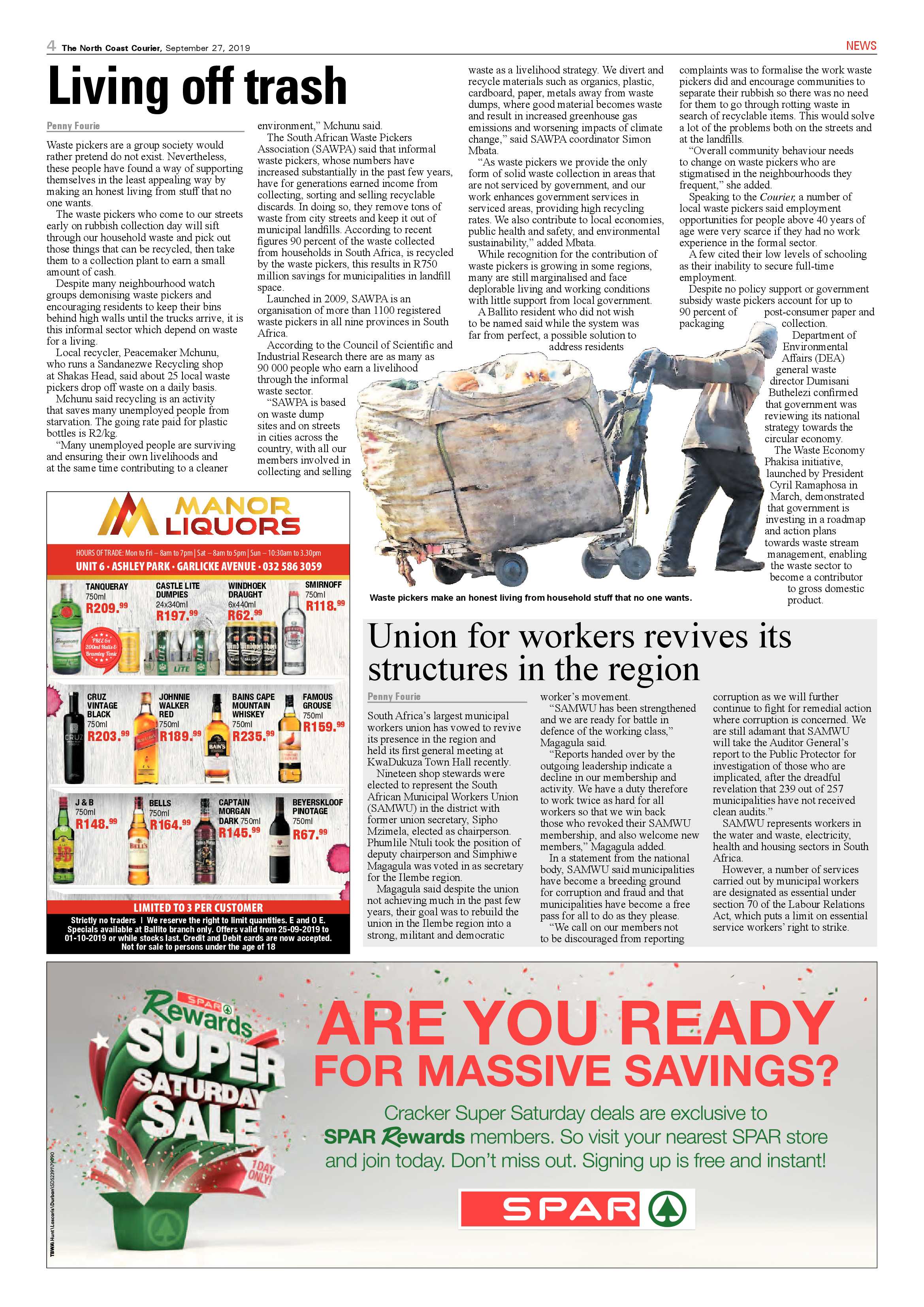 North Coast Courier 27 September 2019 page 4