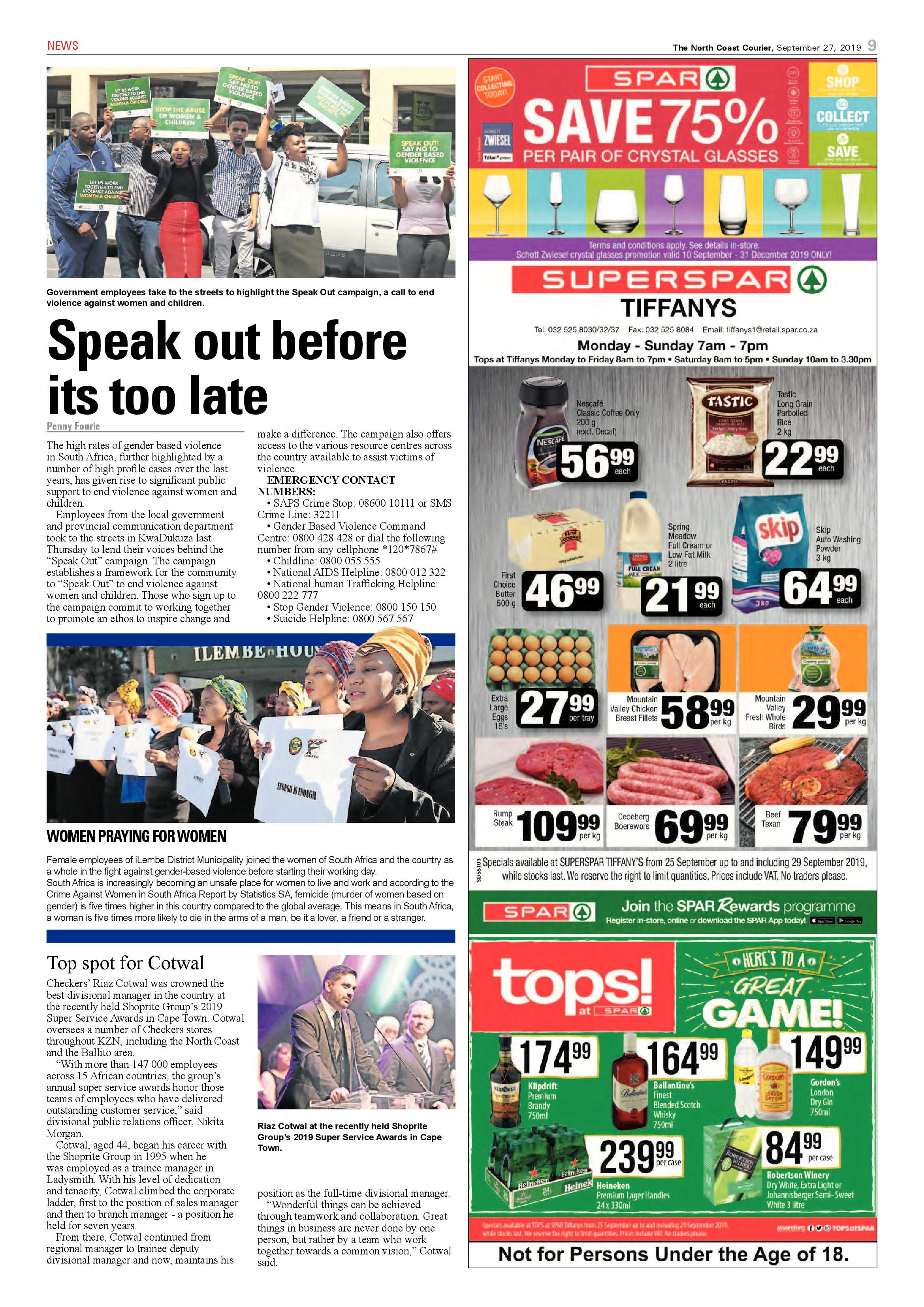 North Coast Courier 27 September 2019 page 9