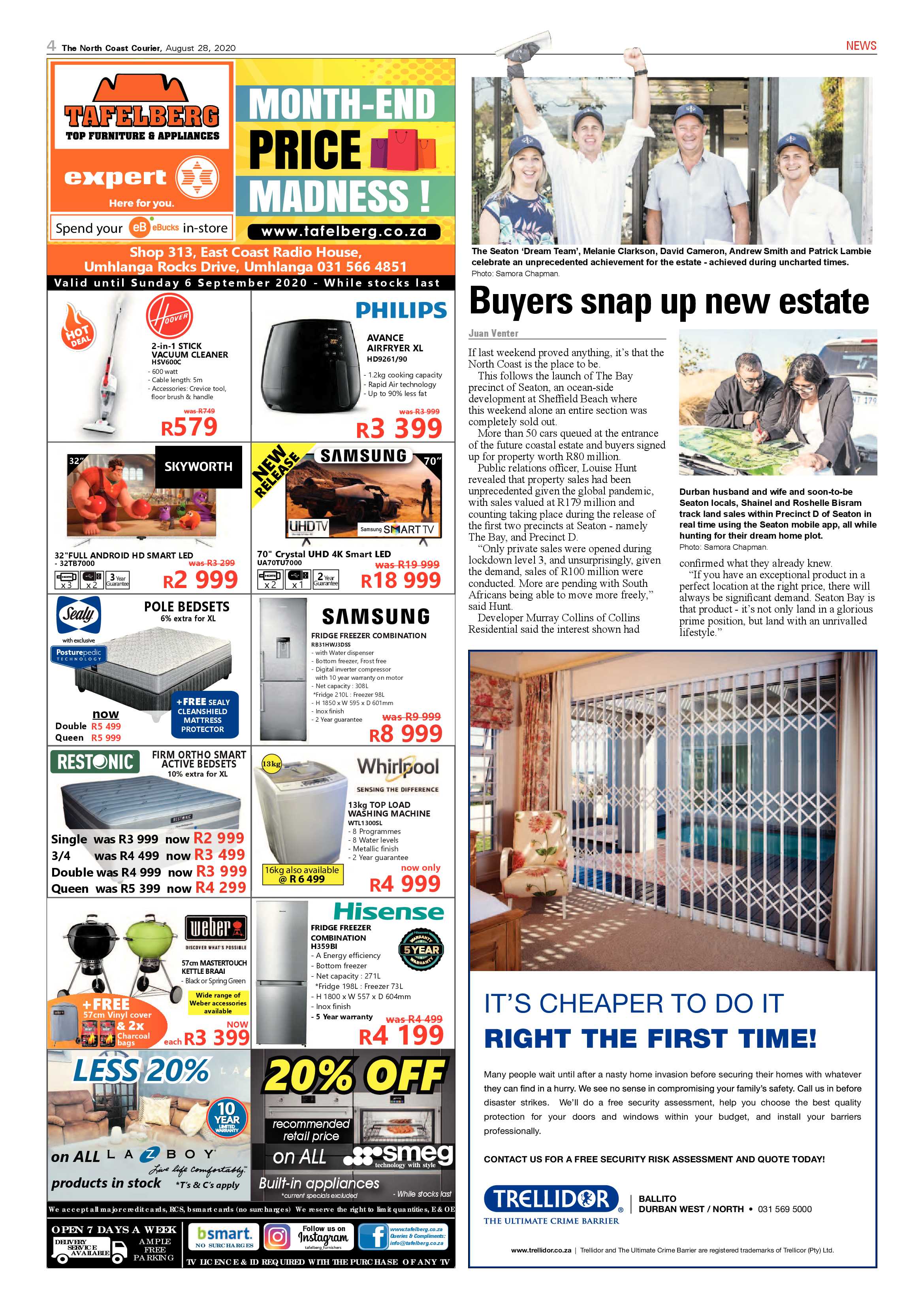 North Coast Courier 28 August 2020 page 4