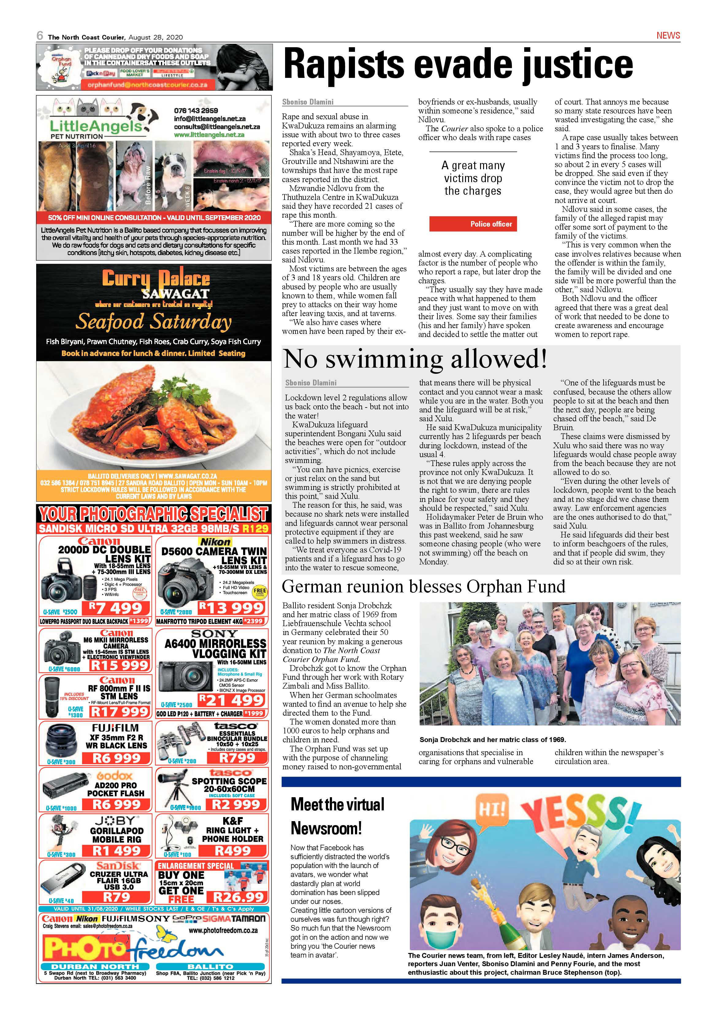 North Coast Courier 28 August 2020 page 6