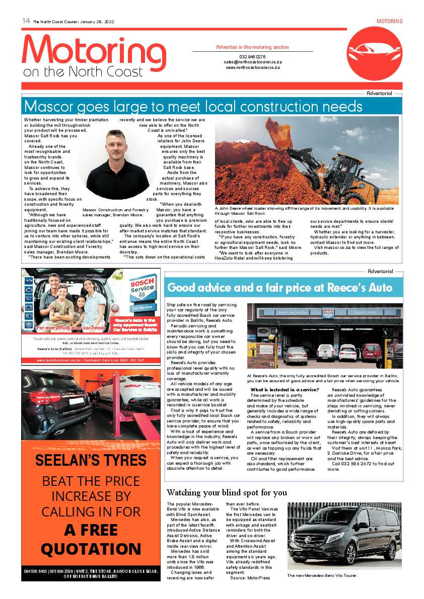 North Coast Courier 28 January 2022 page 14