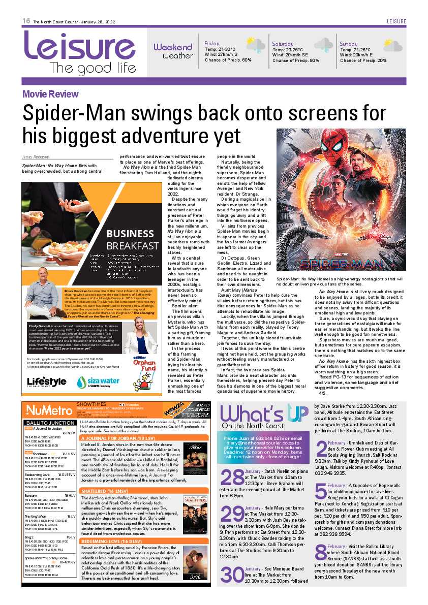 North Coast Courier 28 January 2022 page 16