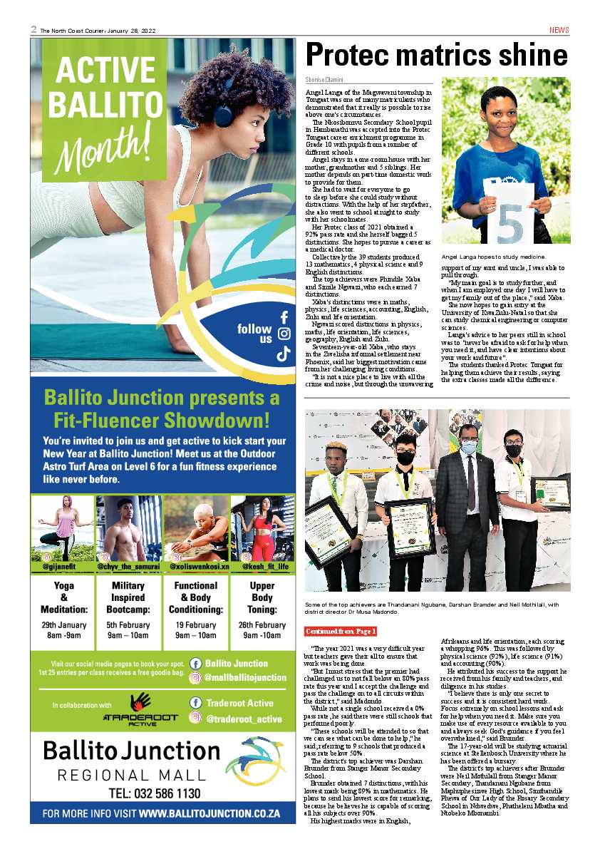 North Coast Courier 28 January 2022 page 2