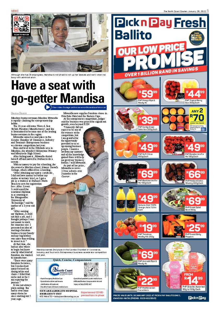 North Coast Courier 28 January 2022 page 5