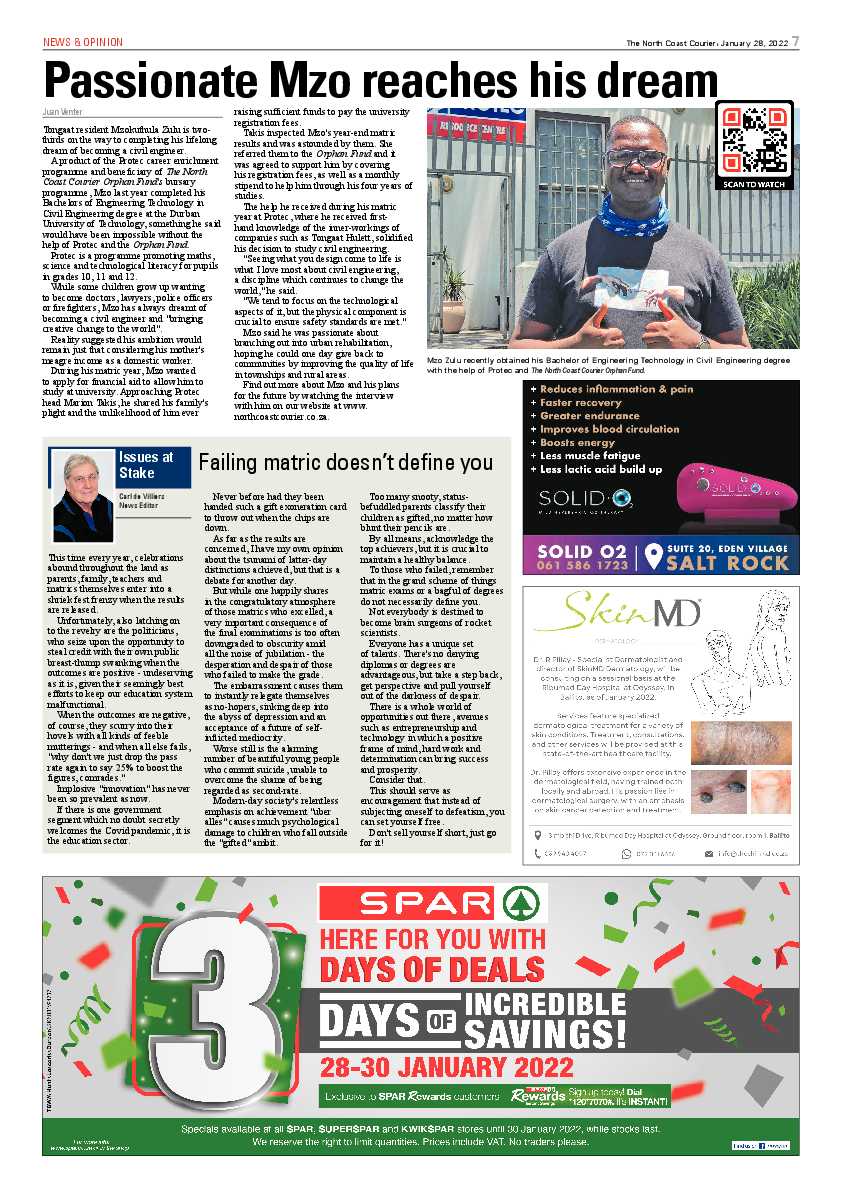 North Coast Courier 28 January 2022 page 7