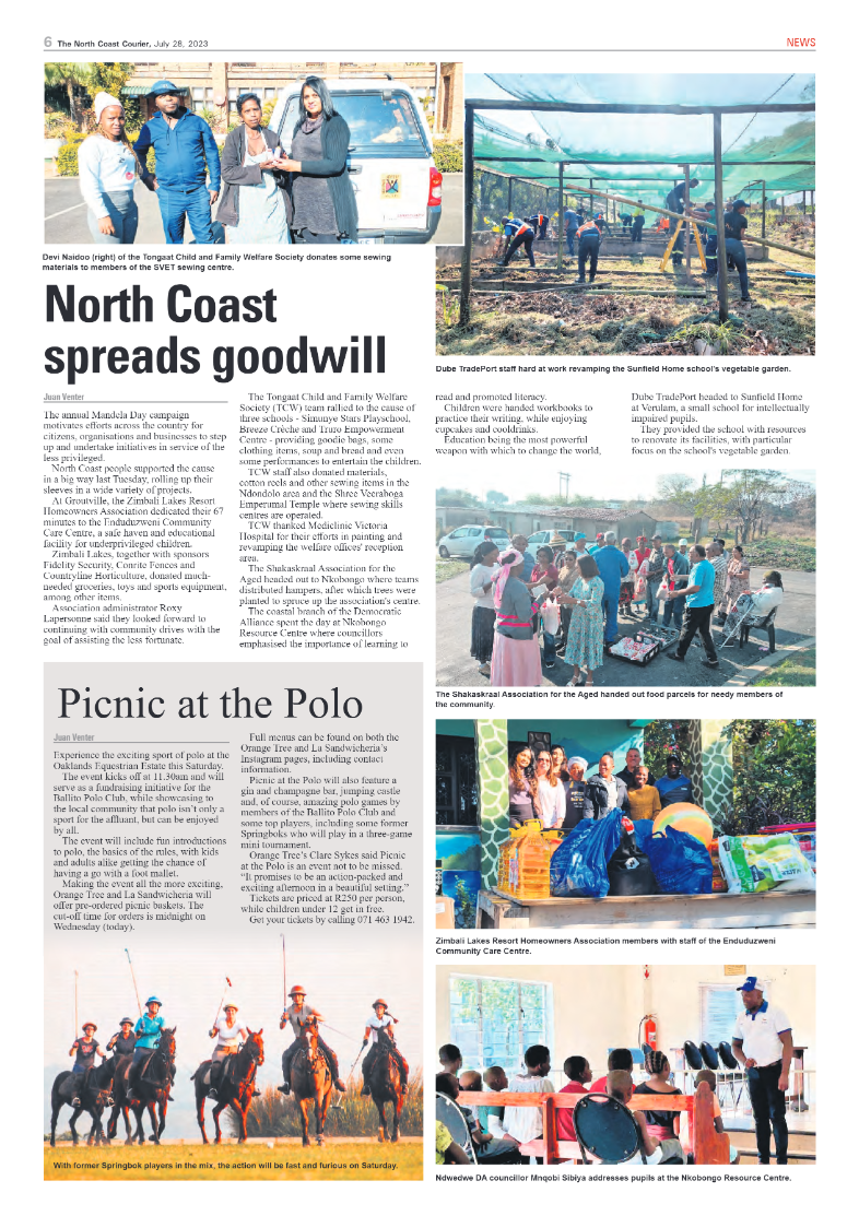 North Coast Courier 28 July 2023 page 6