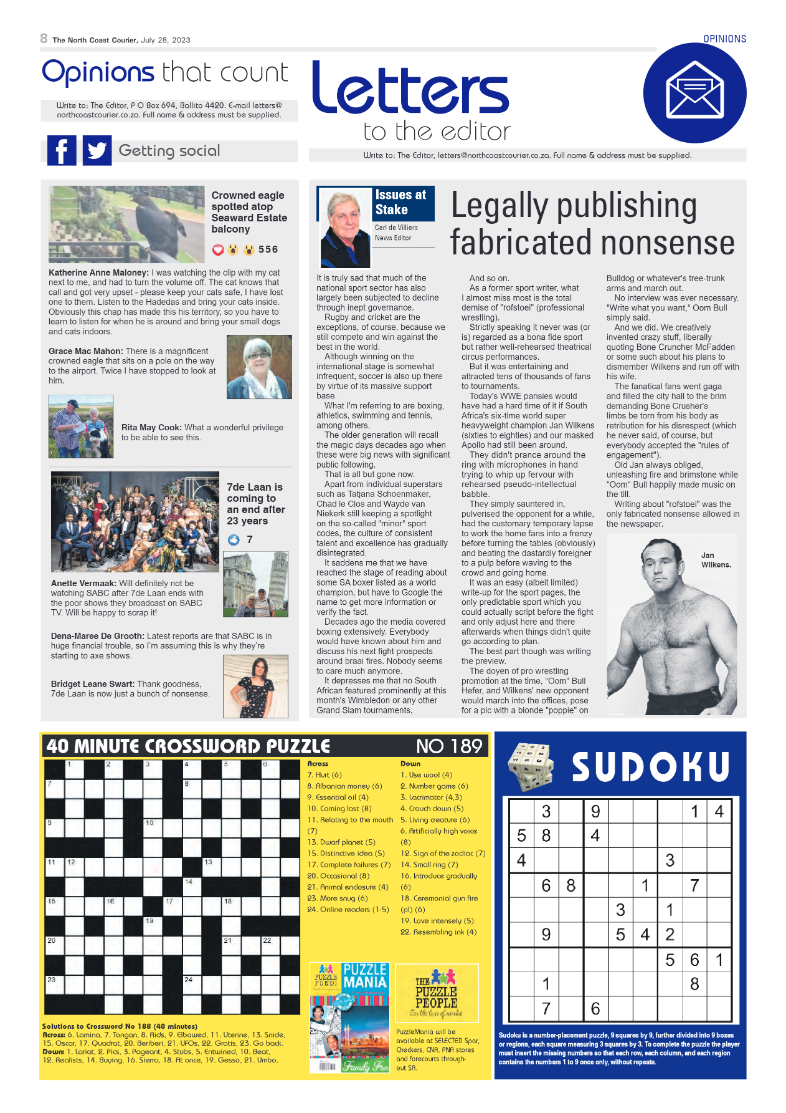 North Coast Courier 28 July 2023 page 8