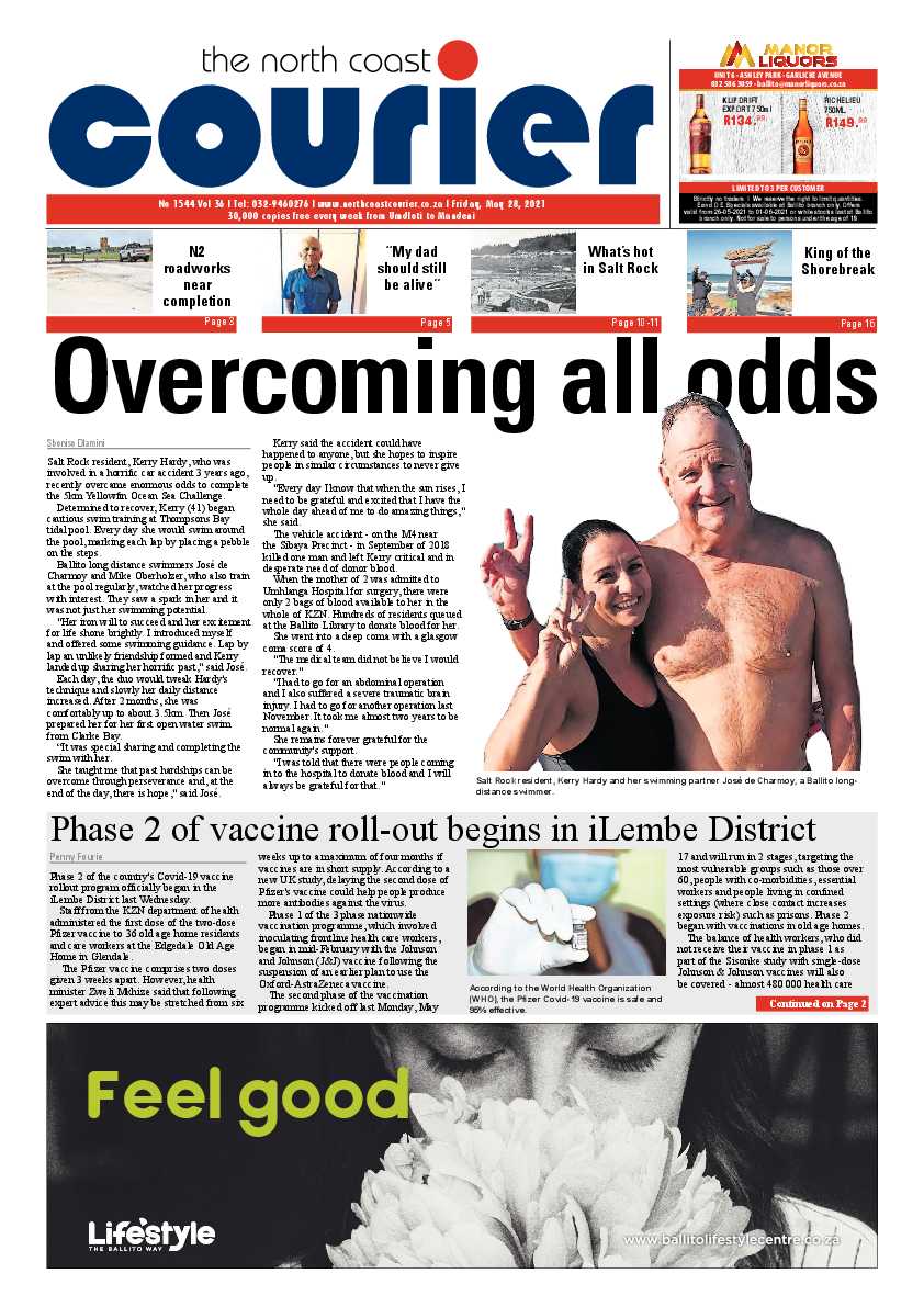 North Coast Courier 28 May 2021 page 1