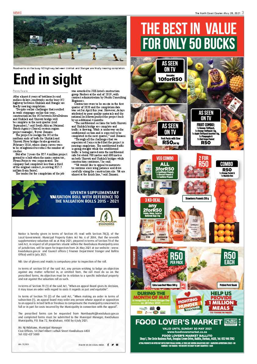 North Coast Courier 28 May 2021 page 3