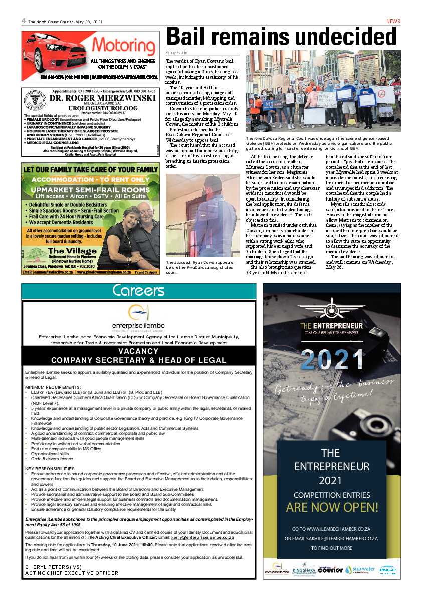 North Coast Courier 28 May 2021 page 4
