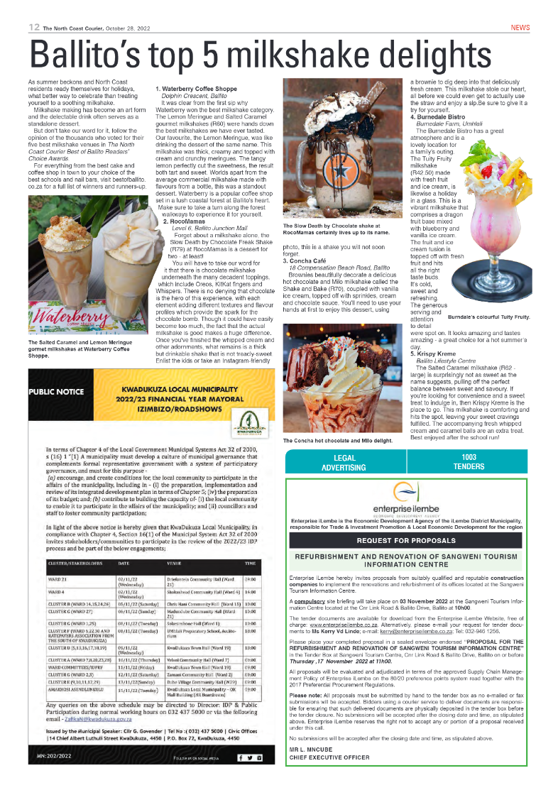 North Coast Courier 28 October 2022 page 12