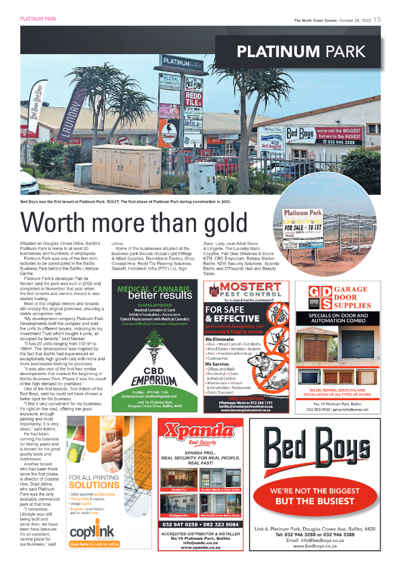 North Coast Courier 28 October 2022 page 13
