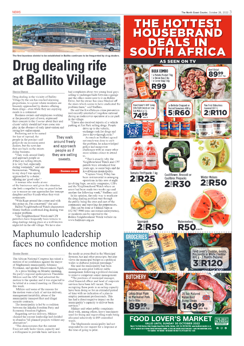 North Coast Courier 28 October 2022 page 3