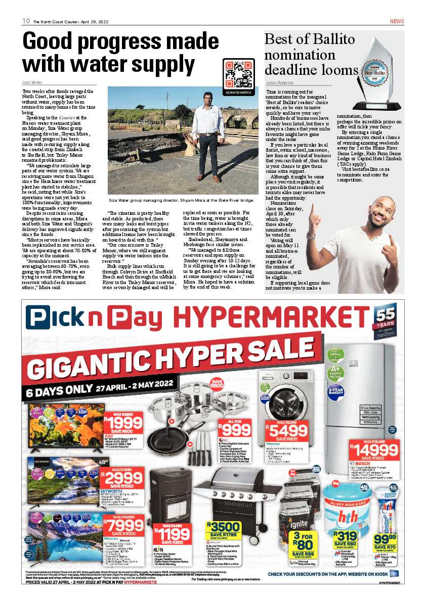 North Coast Courier 29 April 2022 page 10