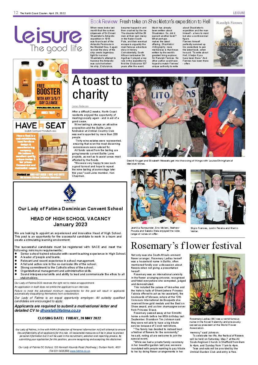 North Coast Courier 29 April 2022 page 12