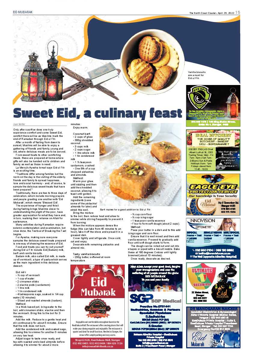 North Coast Courier 29 April 2022 page 15