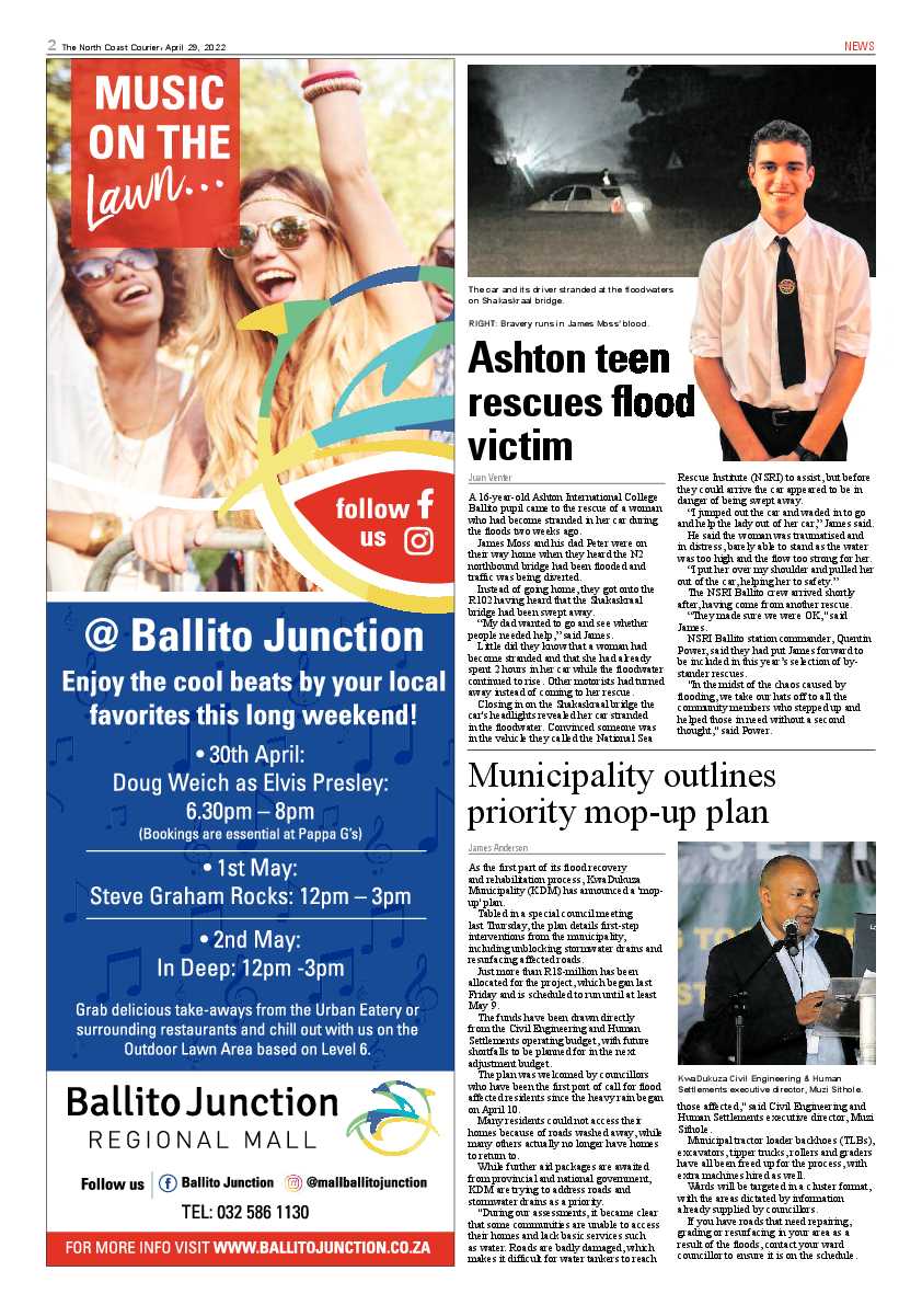 North Coast Courier 29 April 2022 page 2
