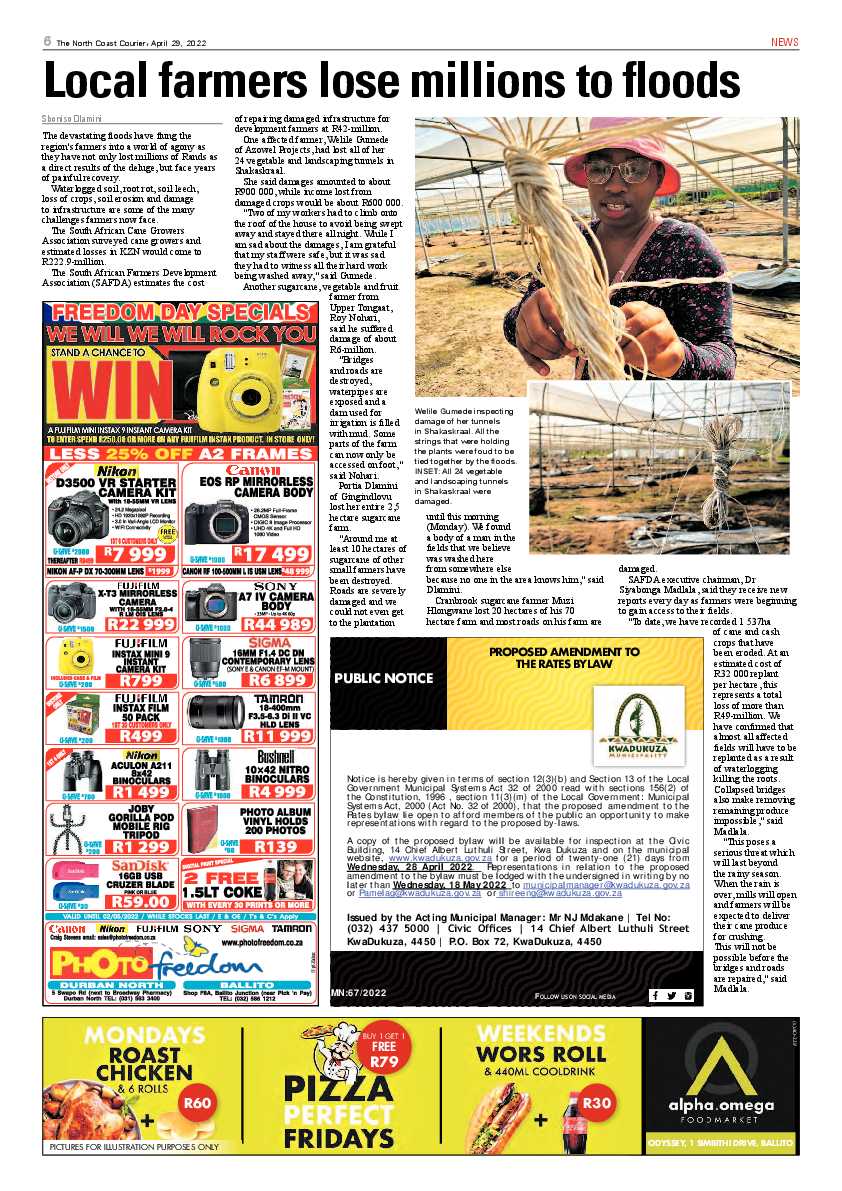 North Coast Courier 29 April 2022 page 6
