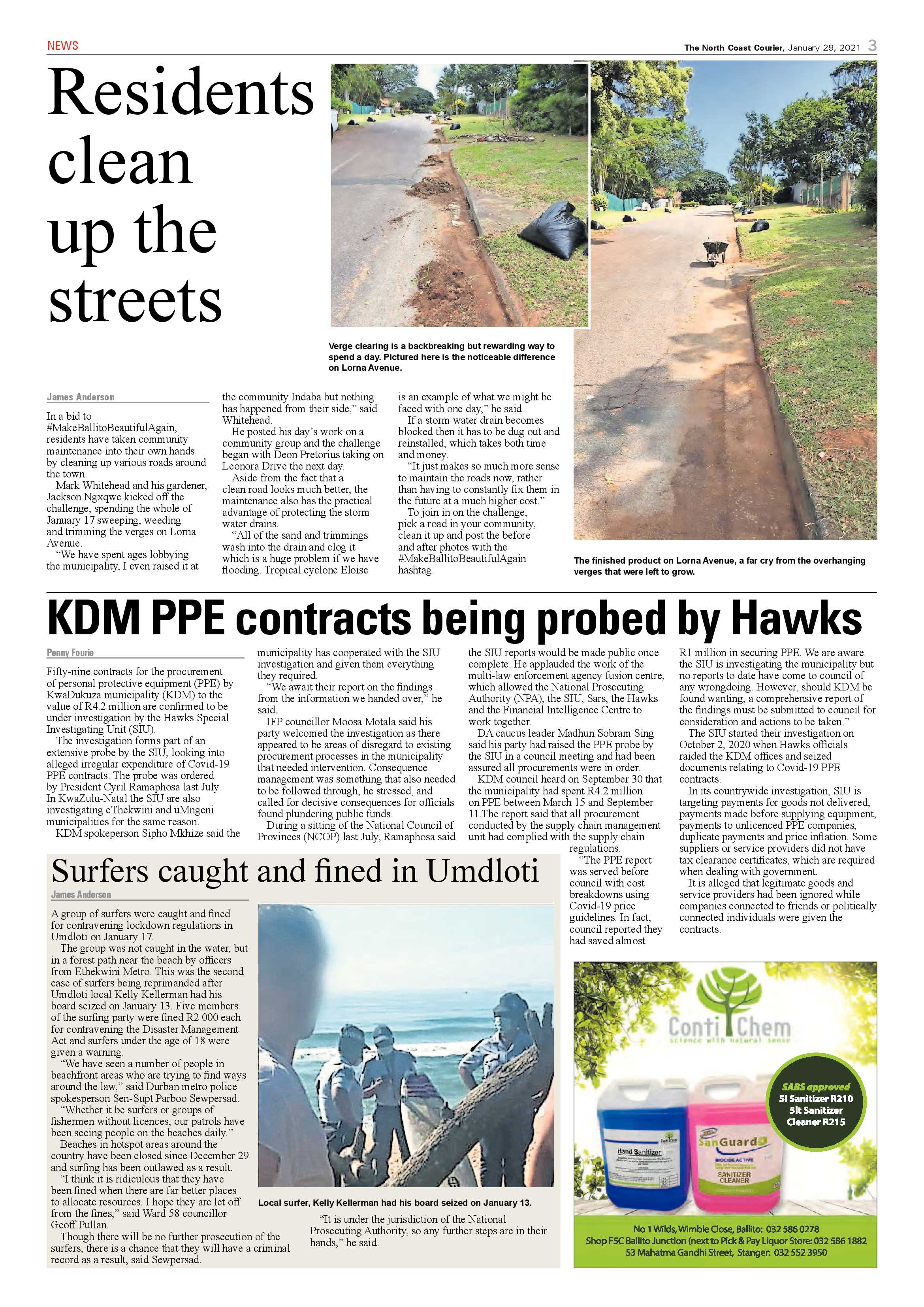 North Coast Courier 29 January 2021 page 3