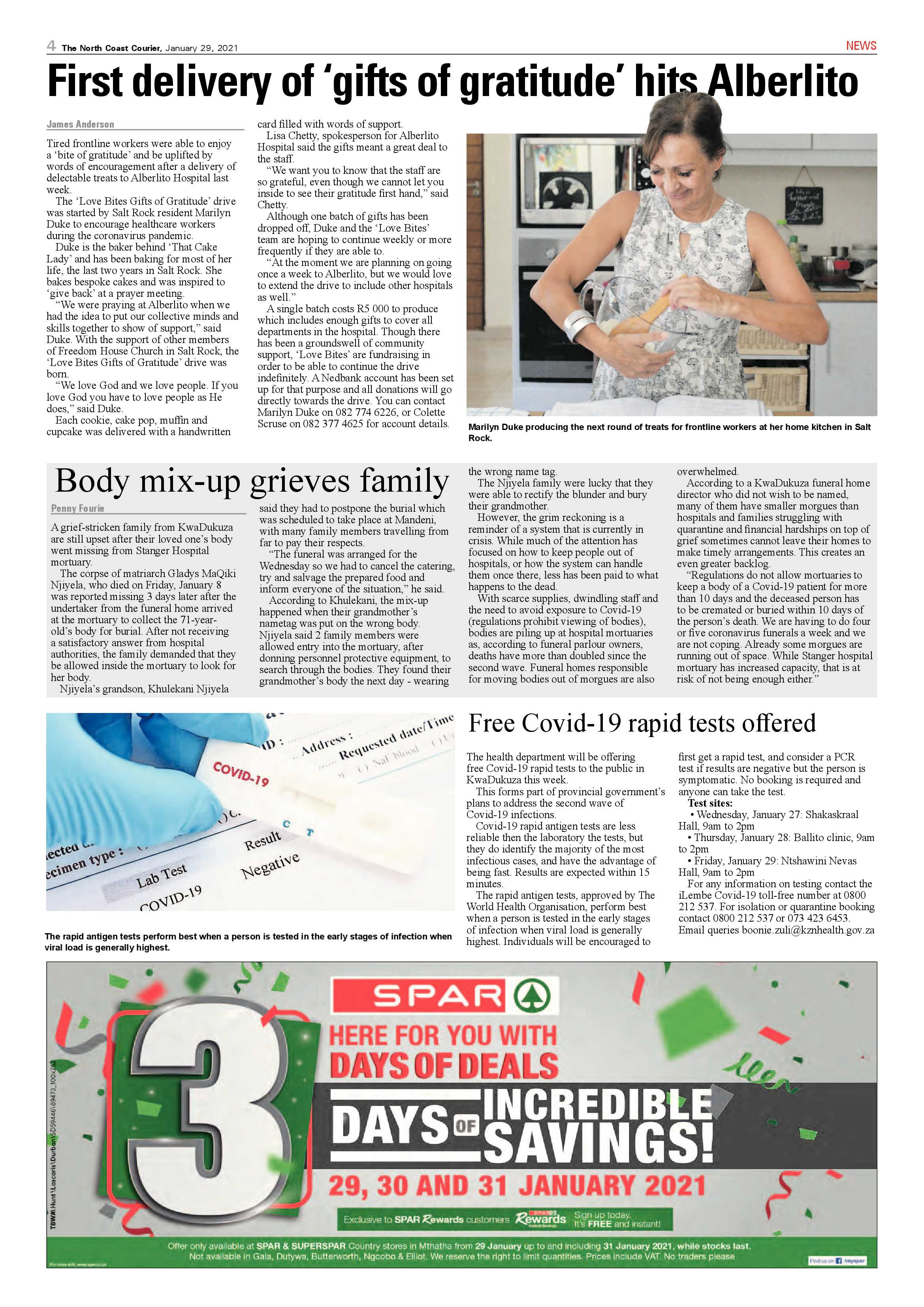 North Coast Courier 29 January 2021 page 4