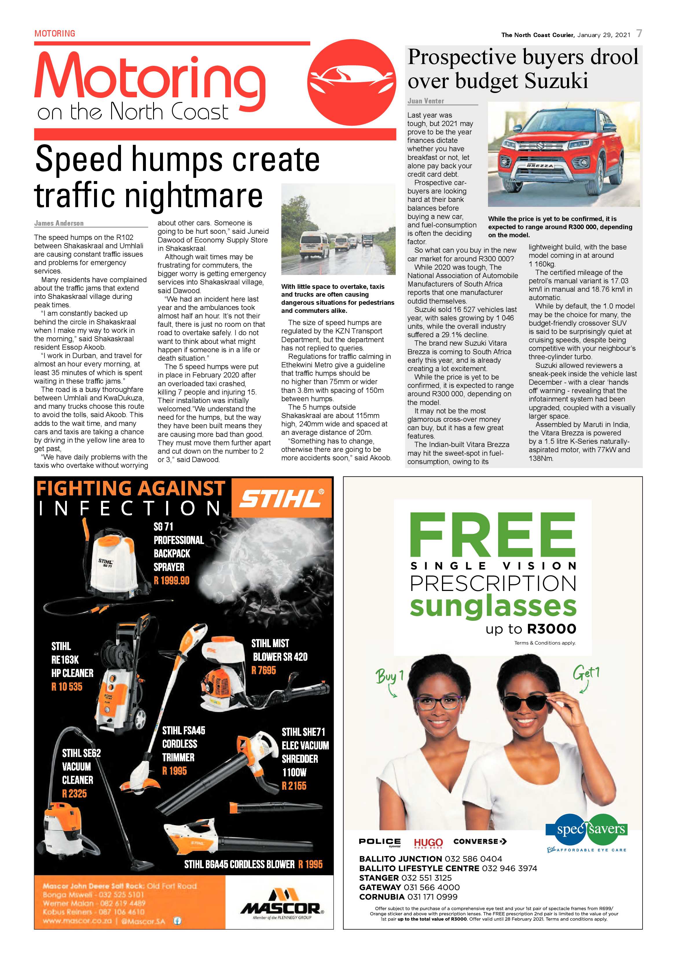 North Coast Courier 29 January 2021 page 7