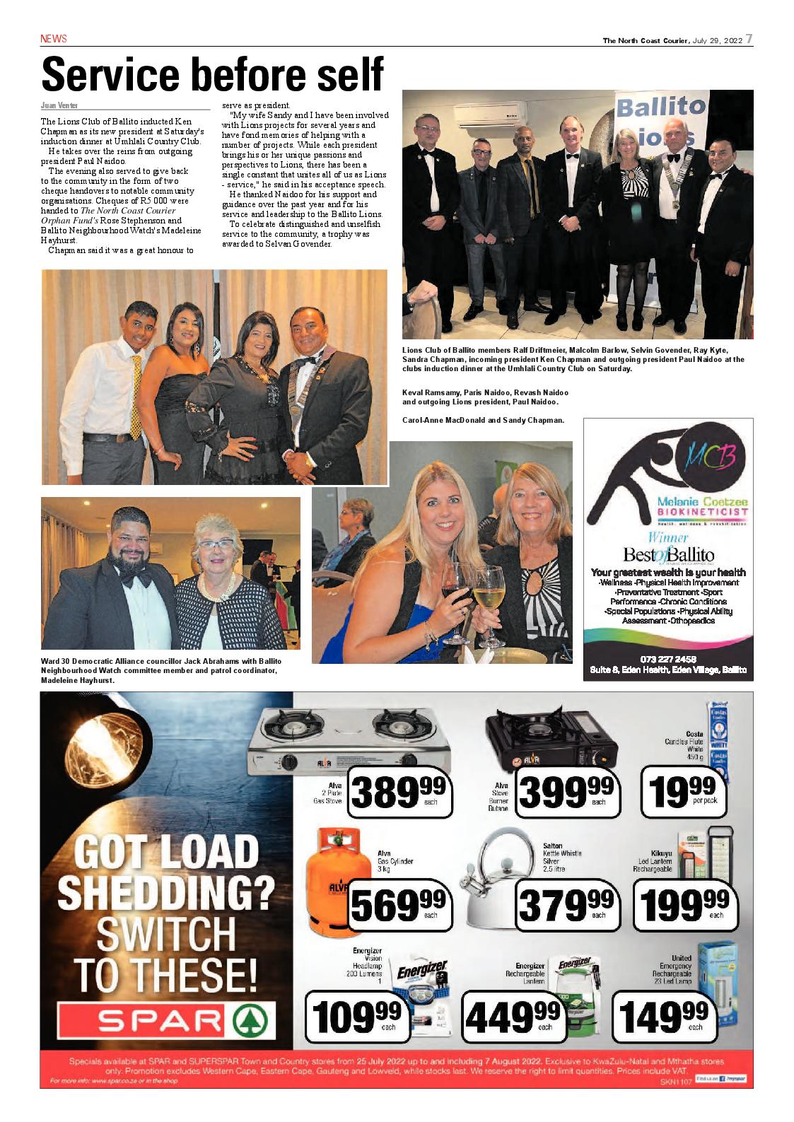 North Coast Courier 29 July 2022 page 7