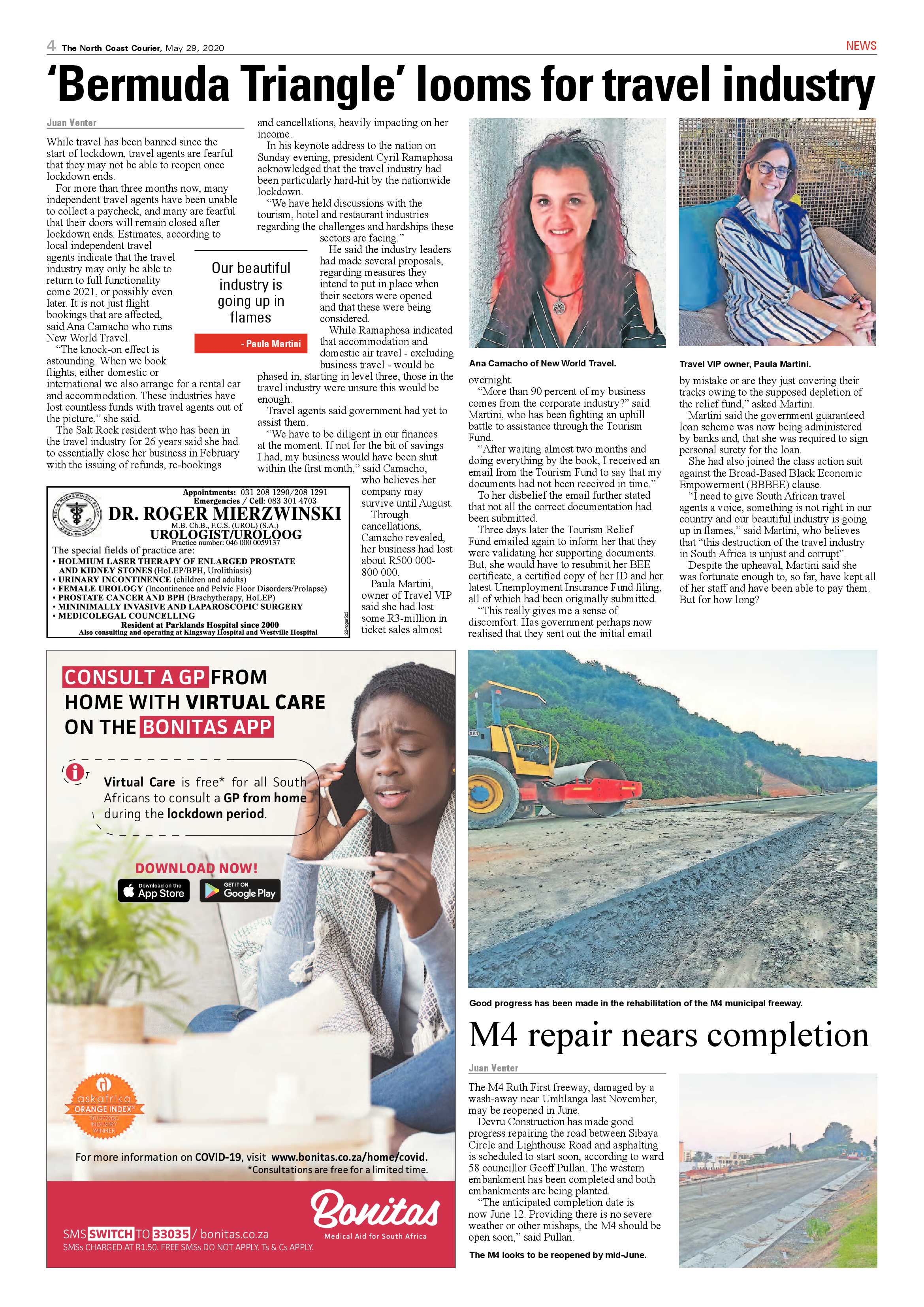 North Coast Courier 29 May 2020 page 4