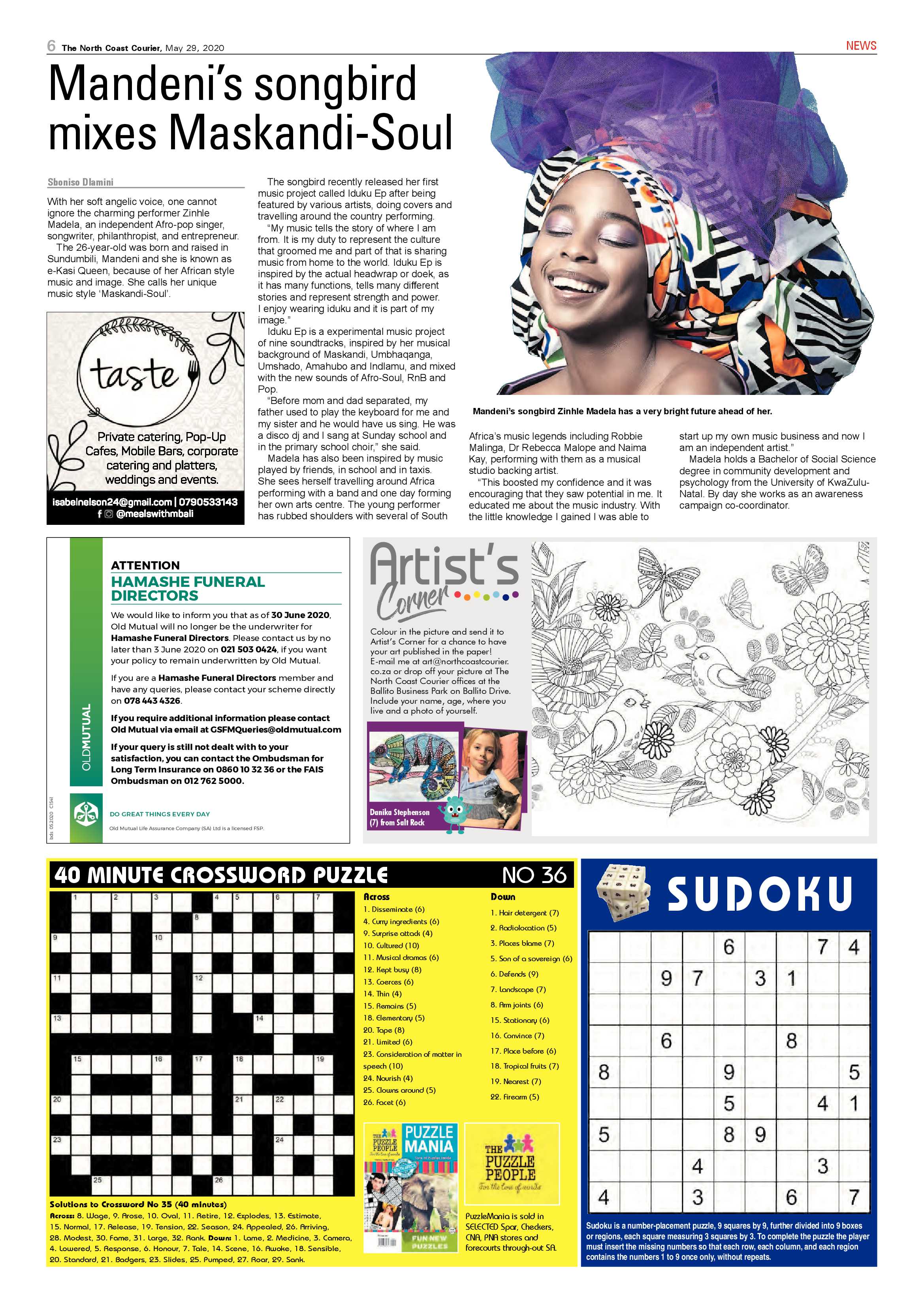 North Coast Courier 29 May 2020 page 6