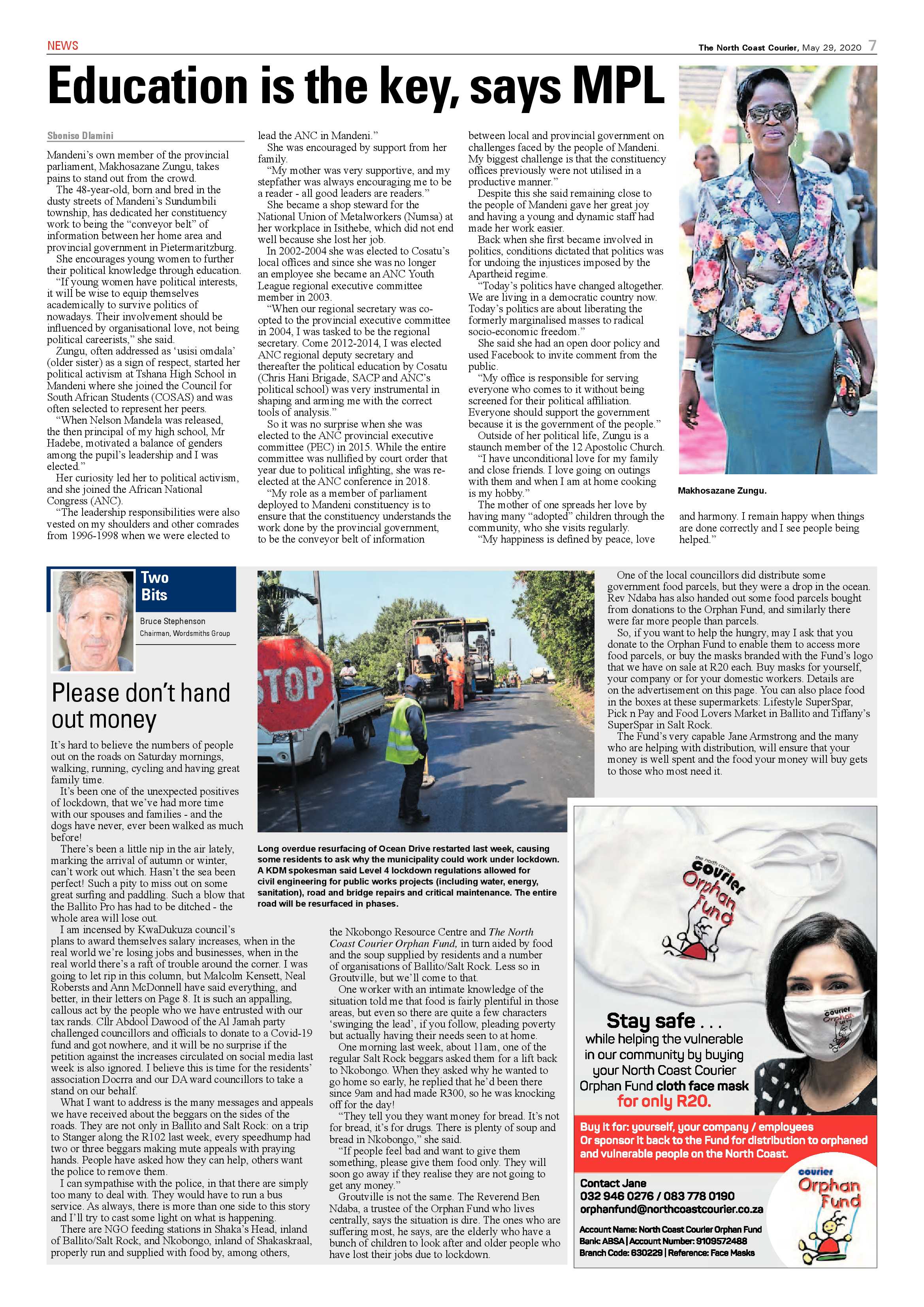 North Coast Courier 29 May 2020 page 7