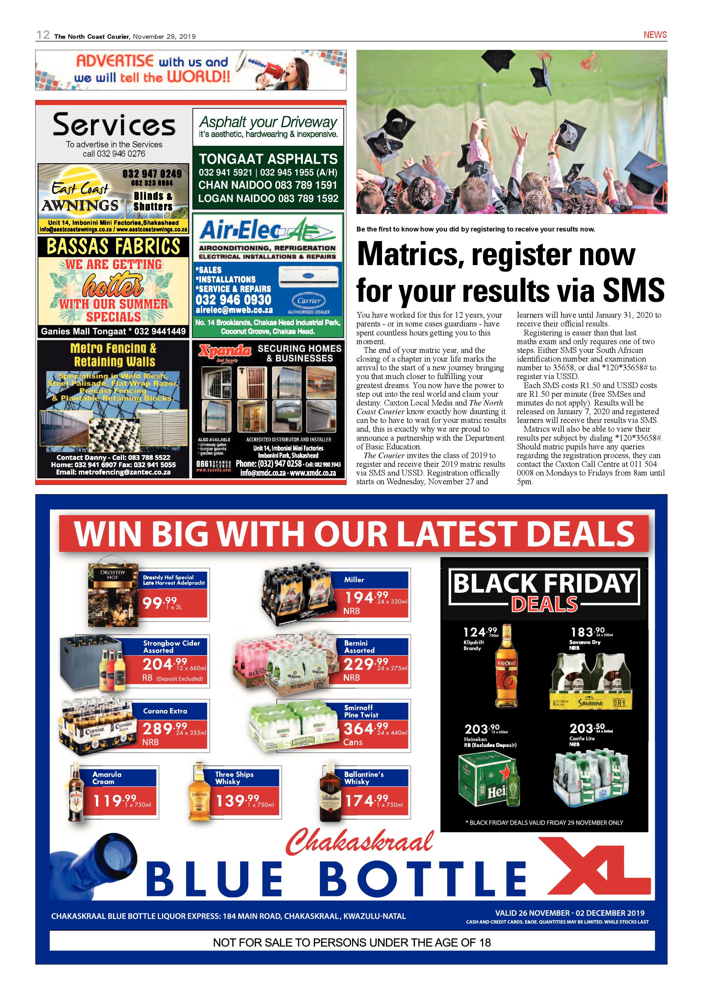 North Coast Courier 29 November 2019 page 12