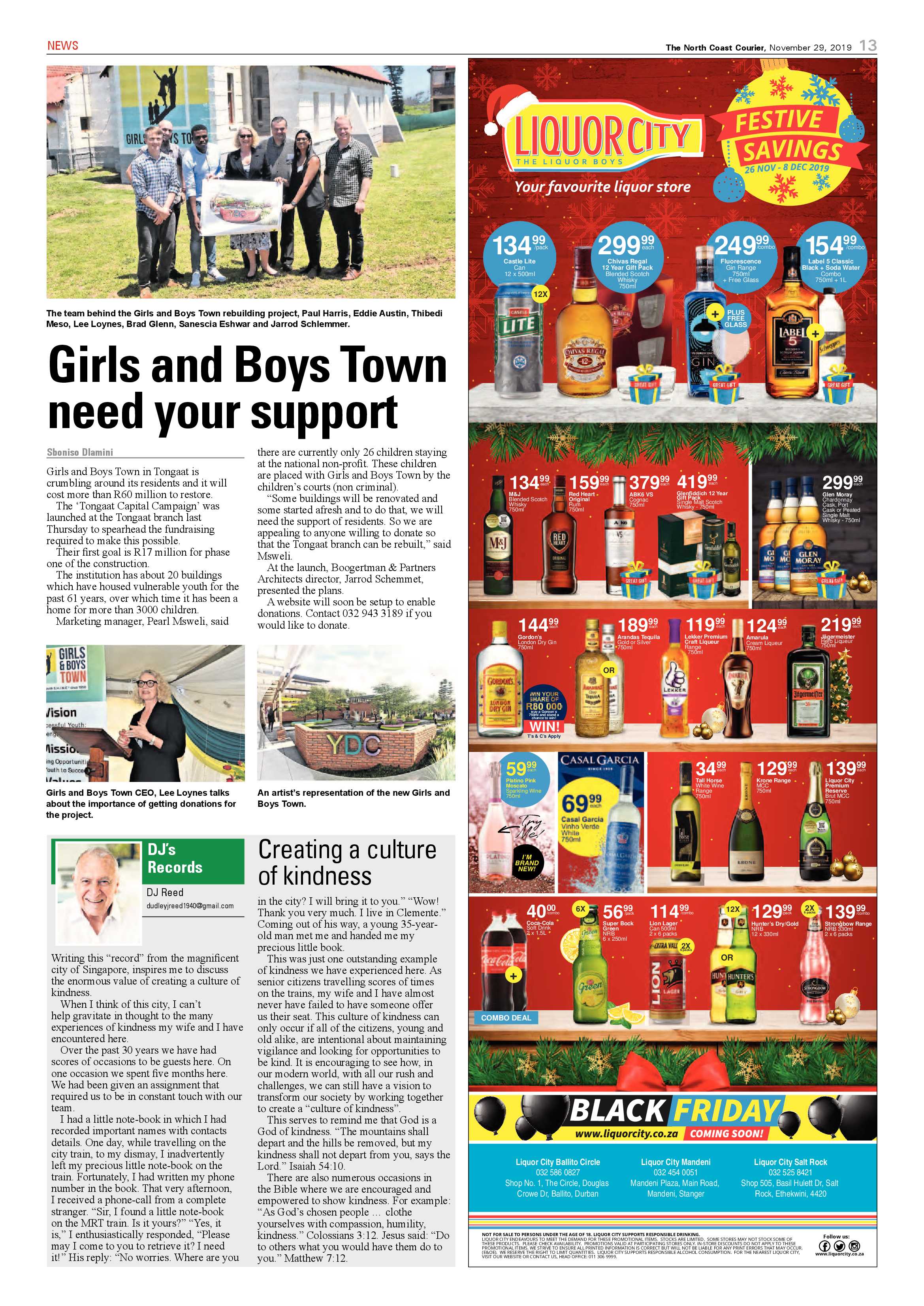 North Coast Courier 29 November 2019 page 13