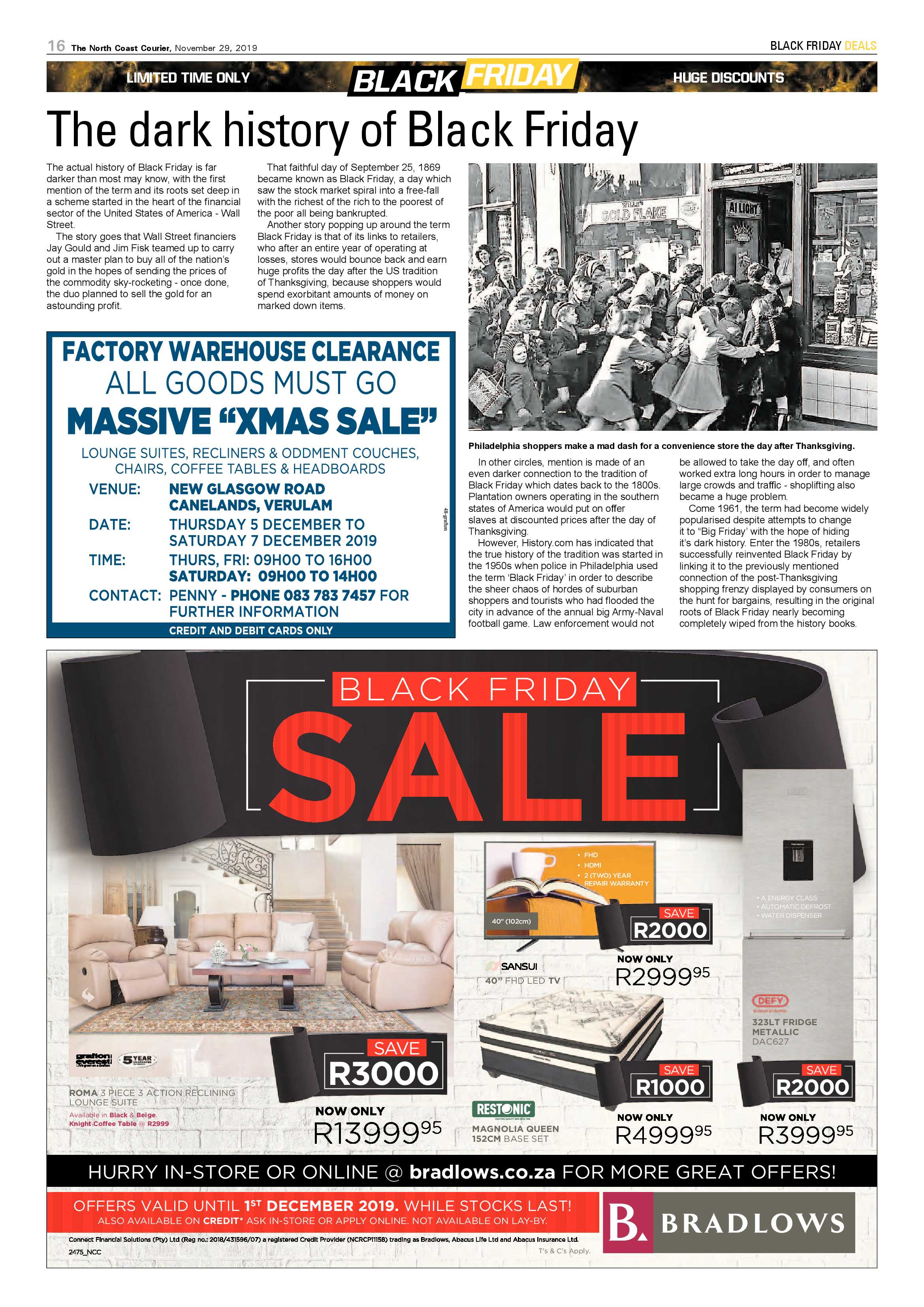 North Coast Courier 29 November 2019 page 16
