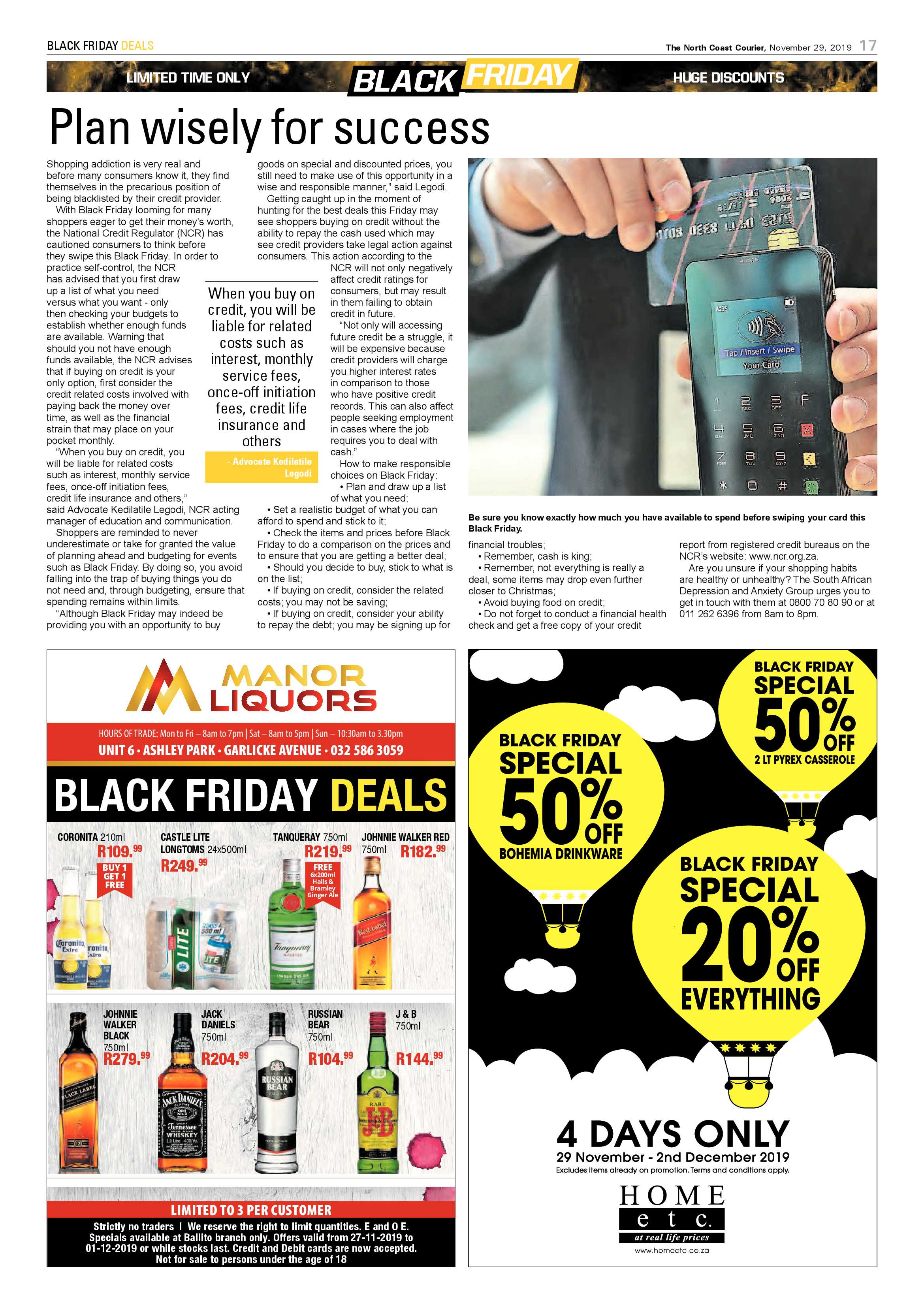 North Coast Courier 29 November 2019 page 17