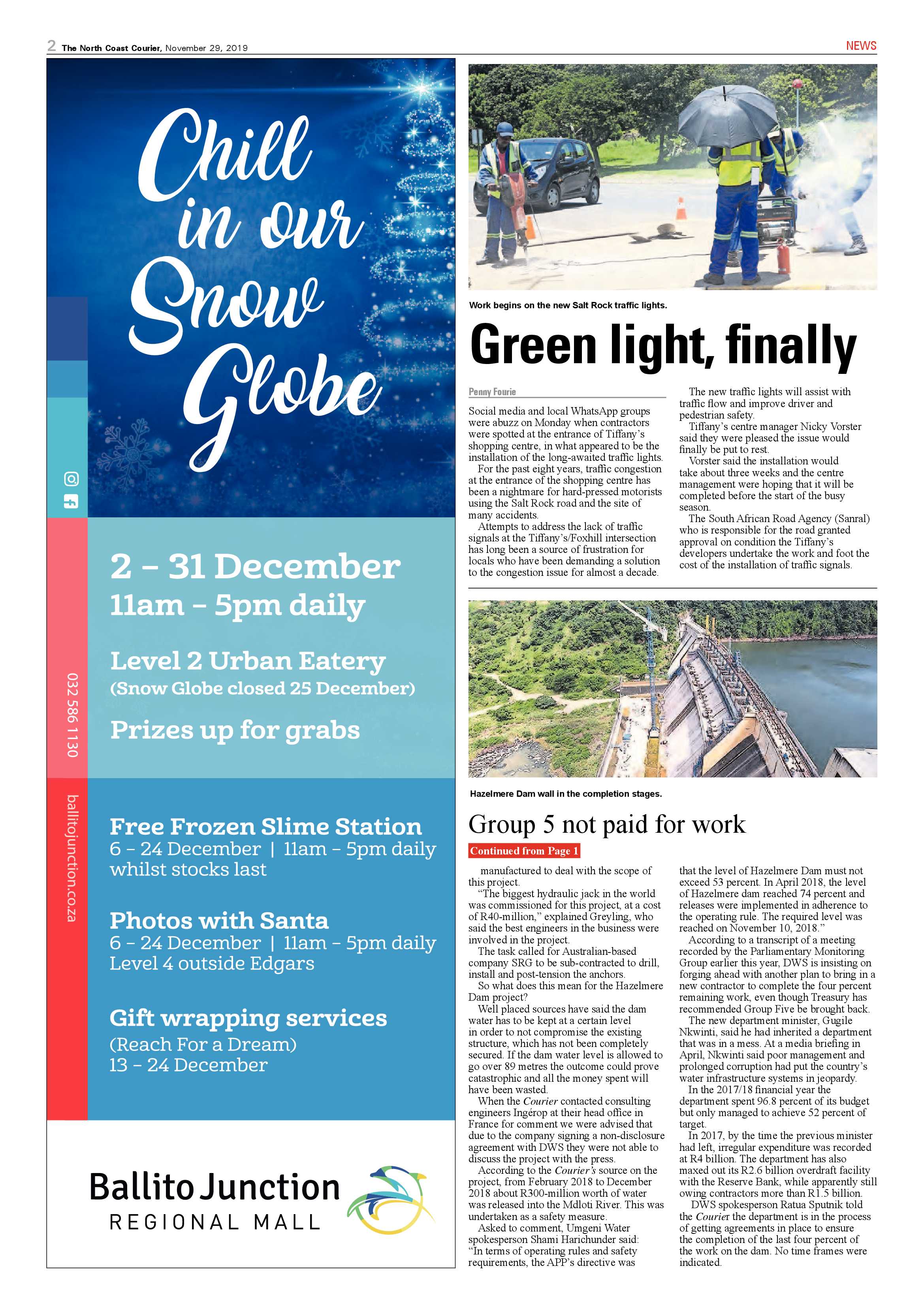 North Coast Courier 29 November 2019 page 2