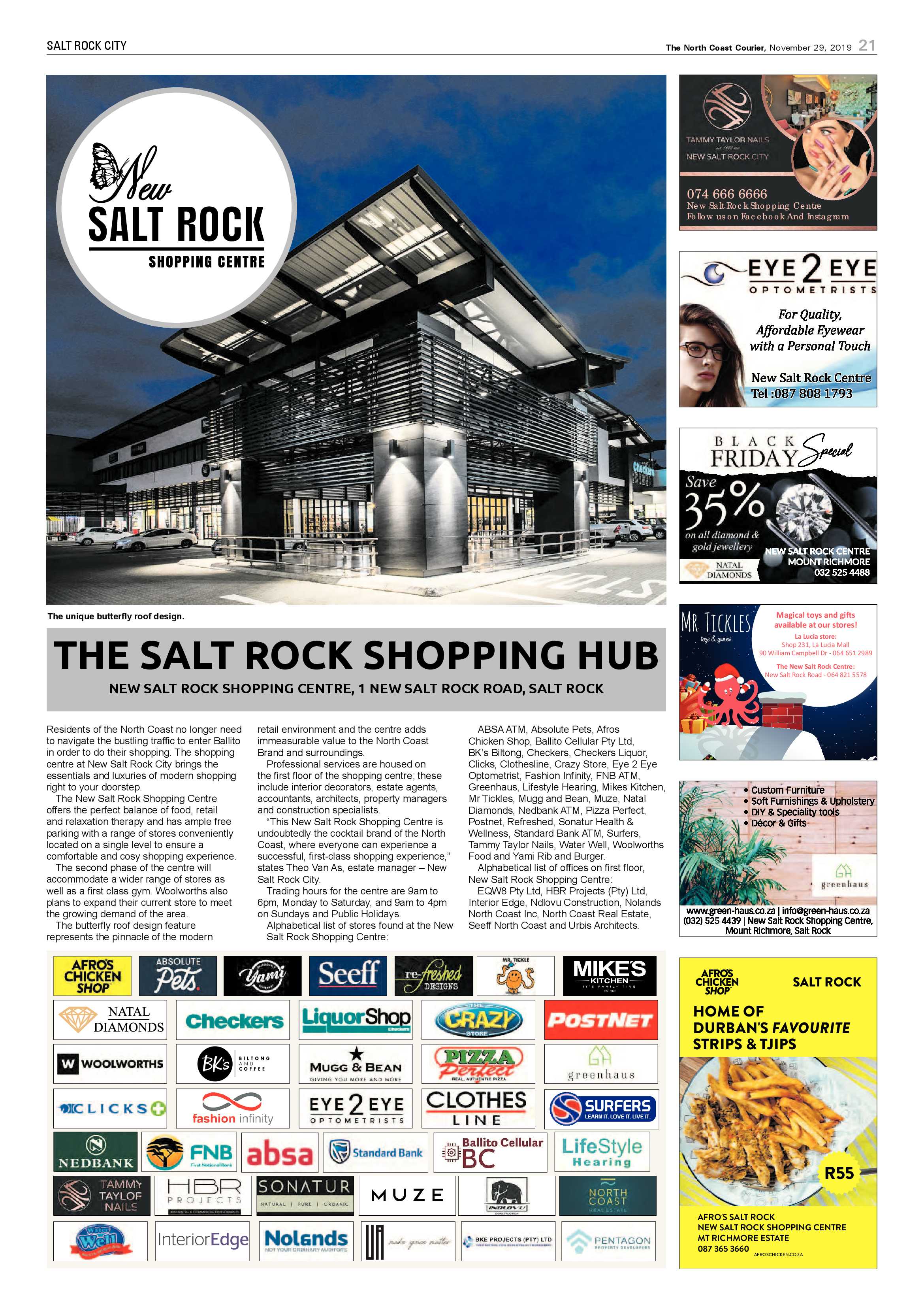 North Coast Courier 29 November 2019 page 21