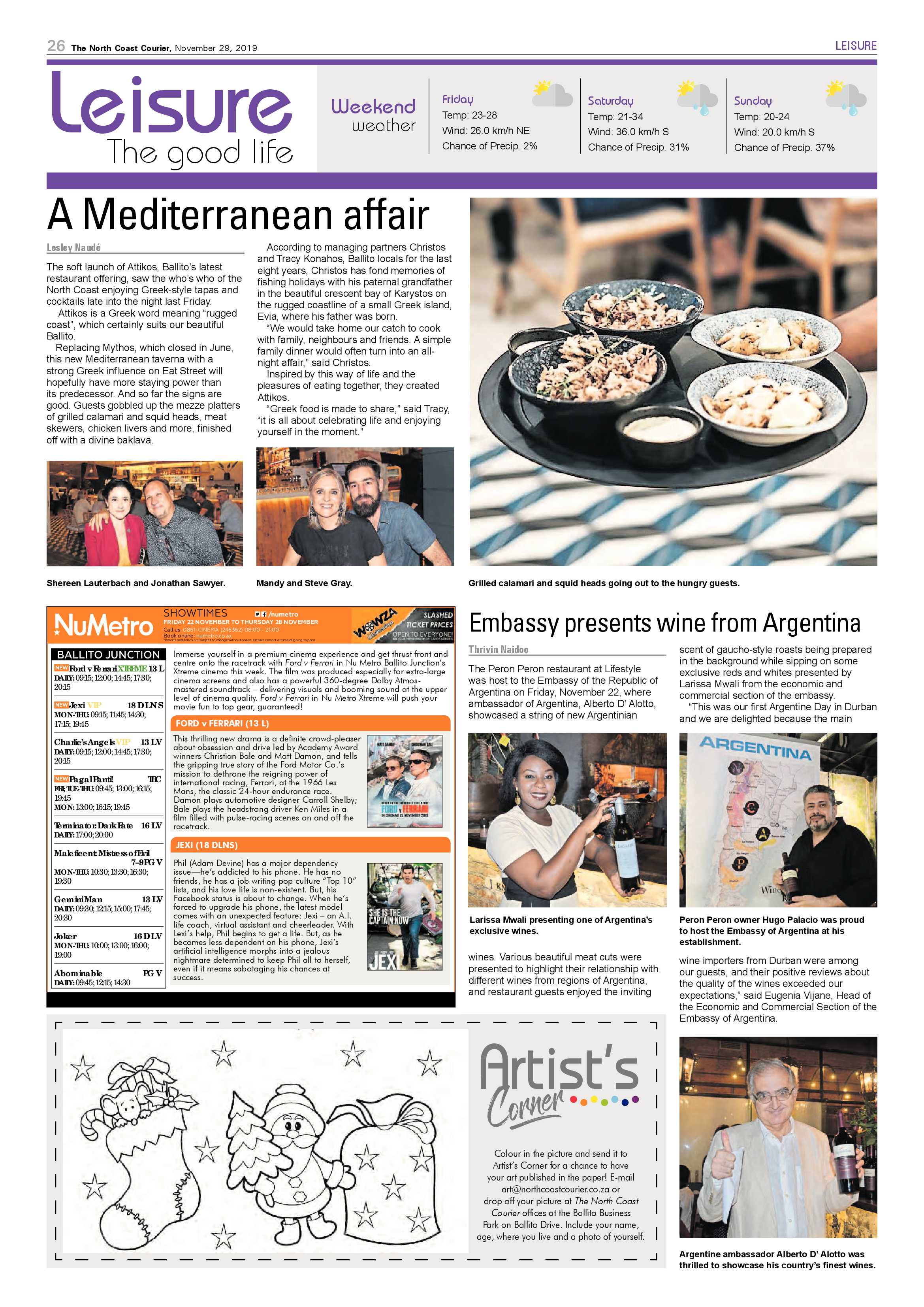 North Coast Courier 29 November 2019 page 26