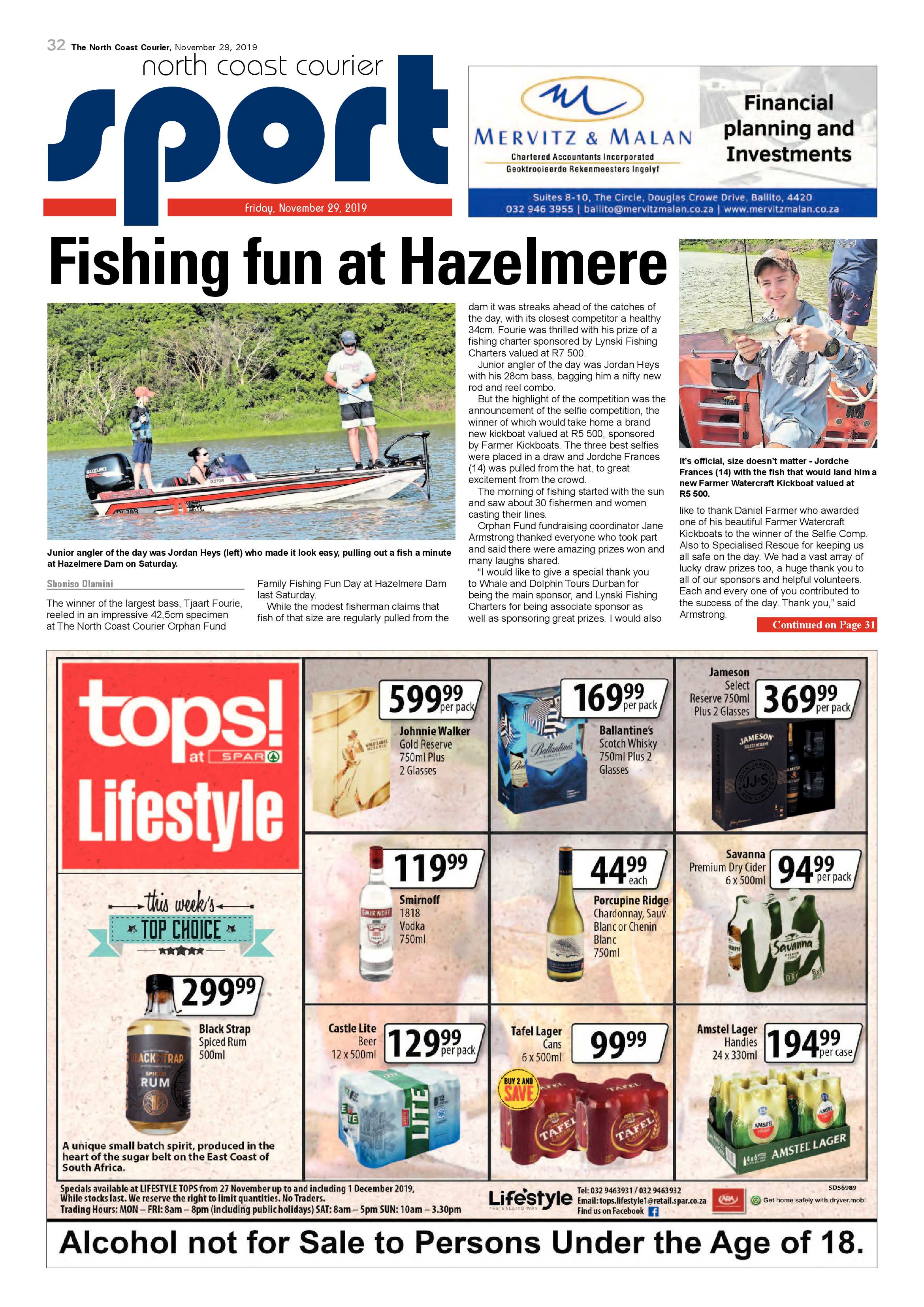North Coast Courier 29 November 2019 page 32