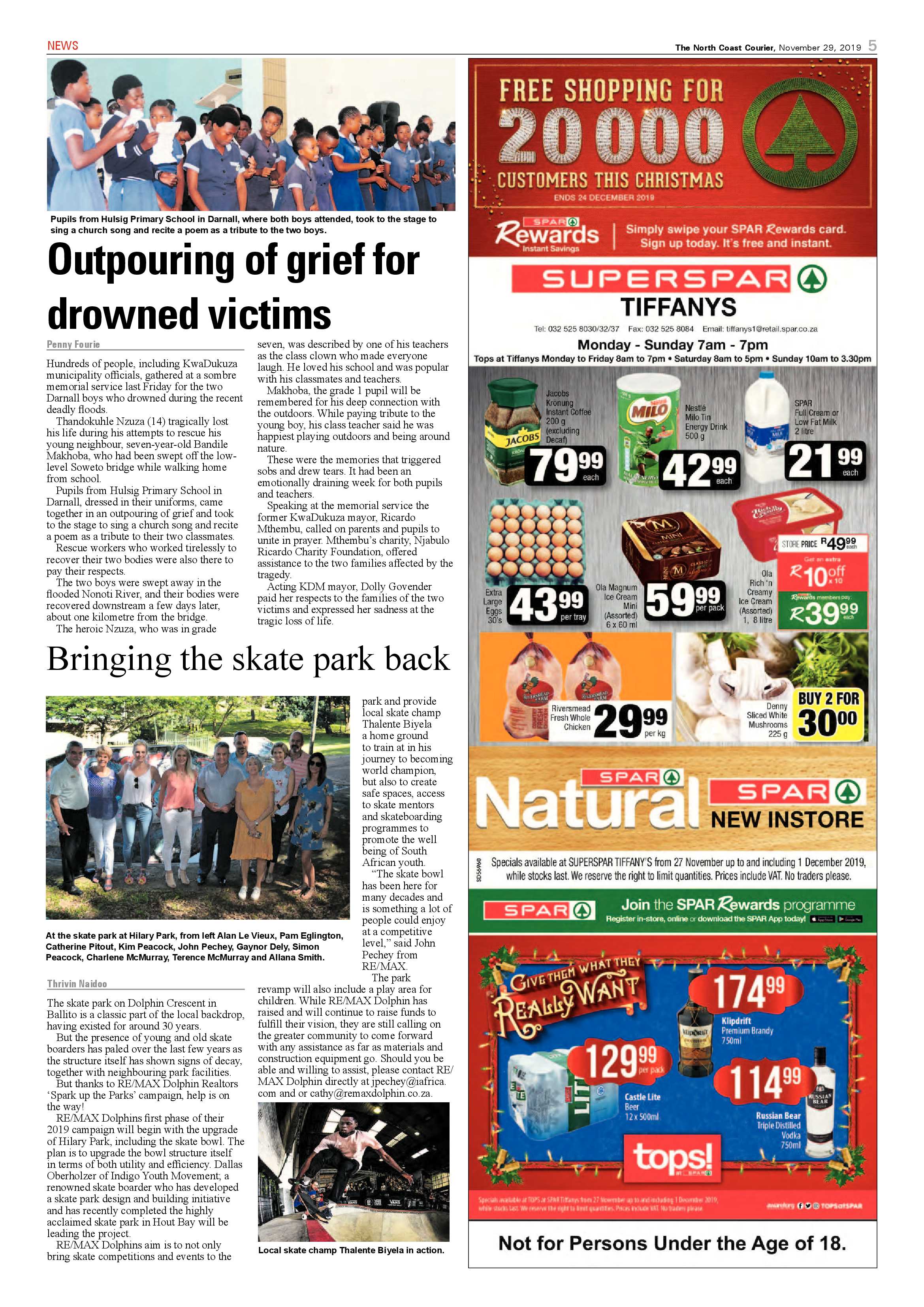 North Coast Courier 29 November 2019 page 5