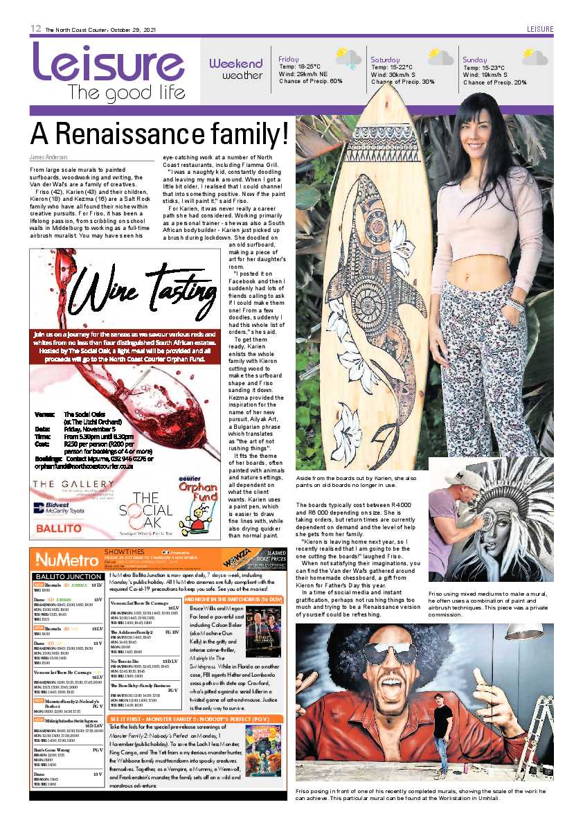 North Coast Courier 29 October 2021 page 12