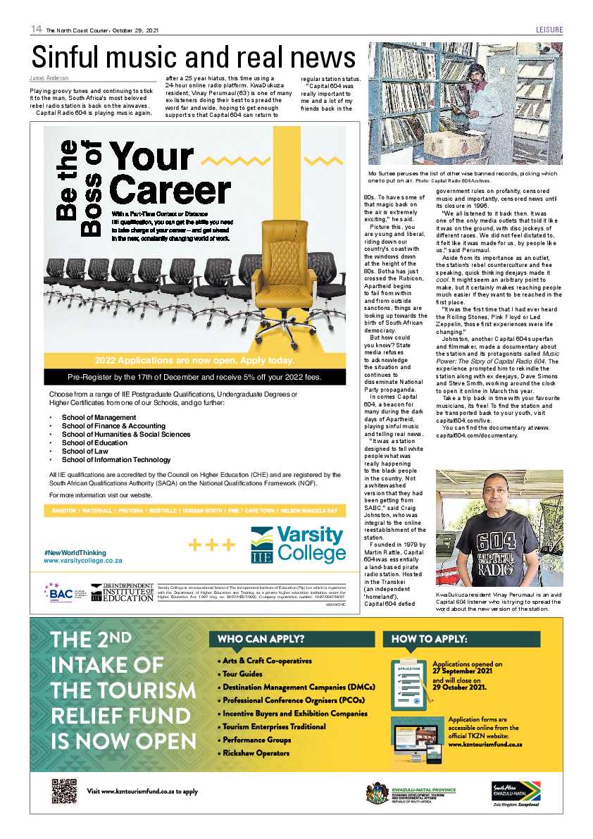 North Coast Courier 29 October 2021 page 14