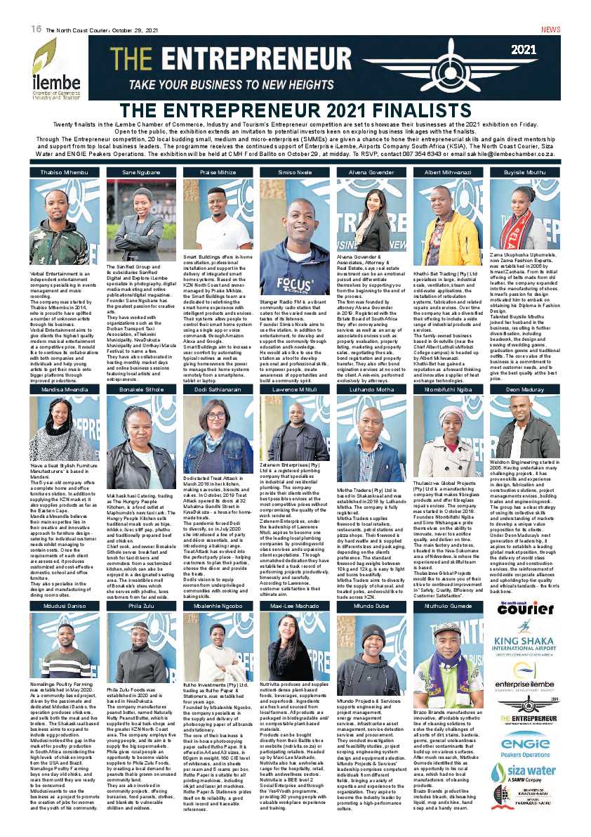 North Coast Courier 29 October 2021 page 16