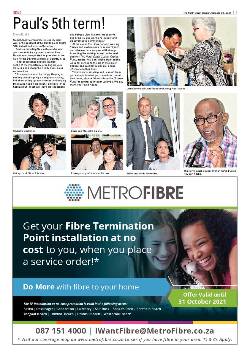 North Coast Courier 29 October 2021 page 17