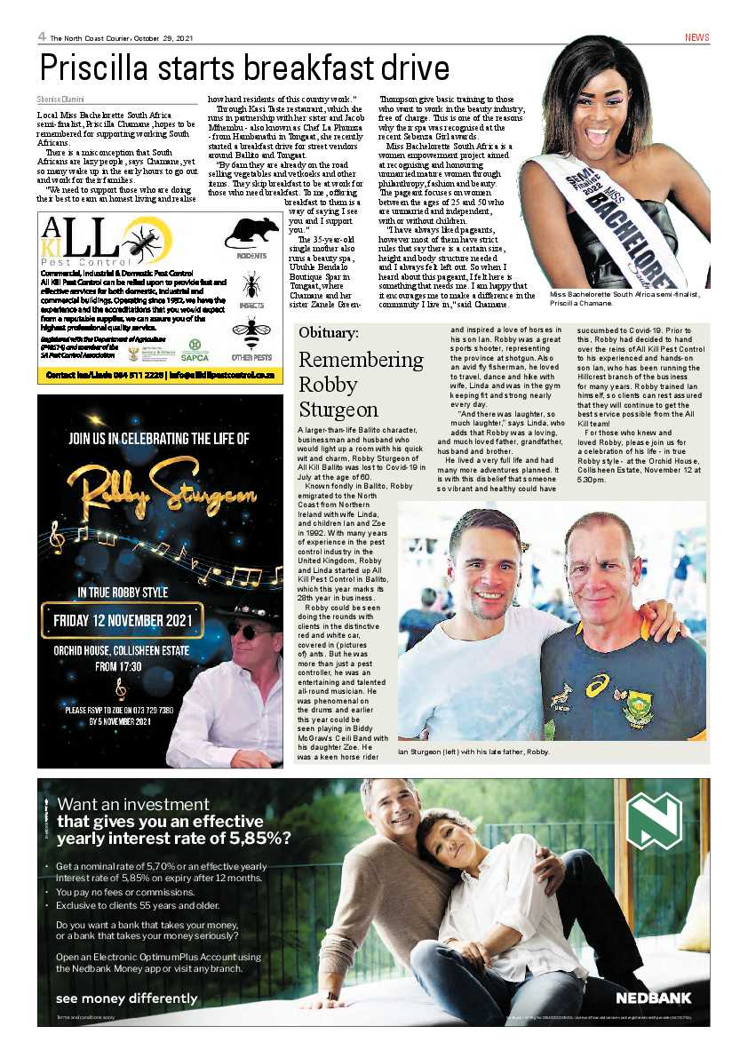 North Coast Courier 29 October 2021 page 4