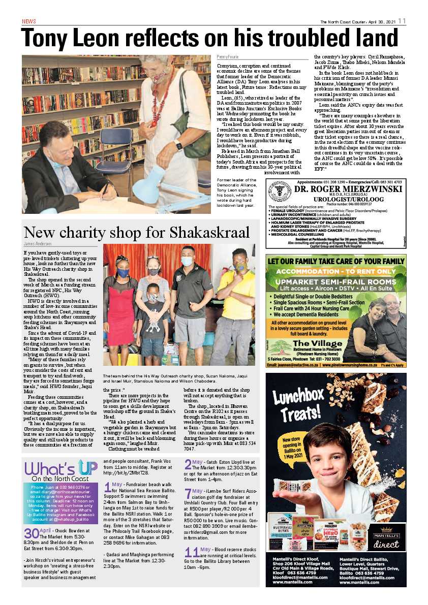 North Coast Courier 30 April 2021 page 11