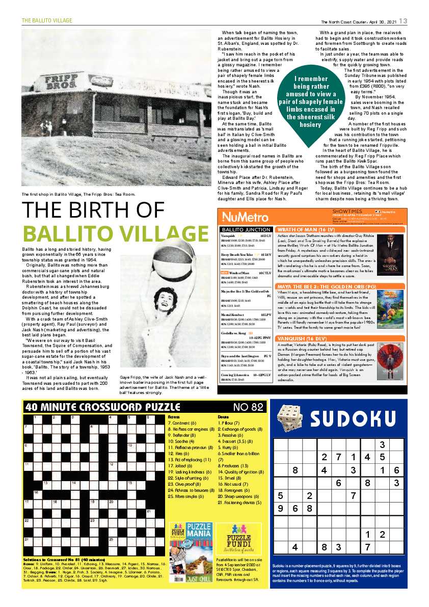 North Coast Courier 30 April 2021 page 13