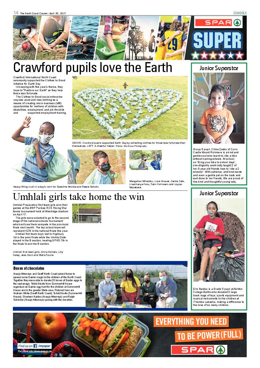 North Coast Courier 30 April 2021 page 14