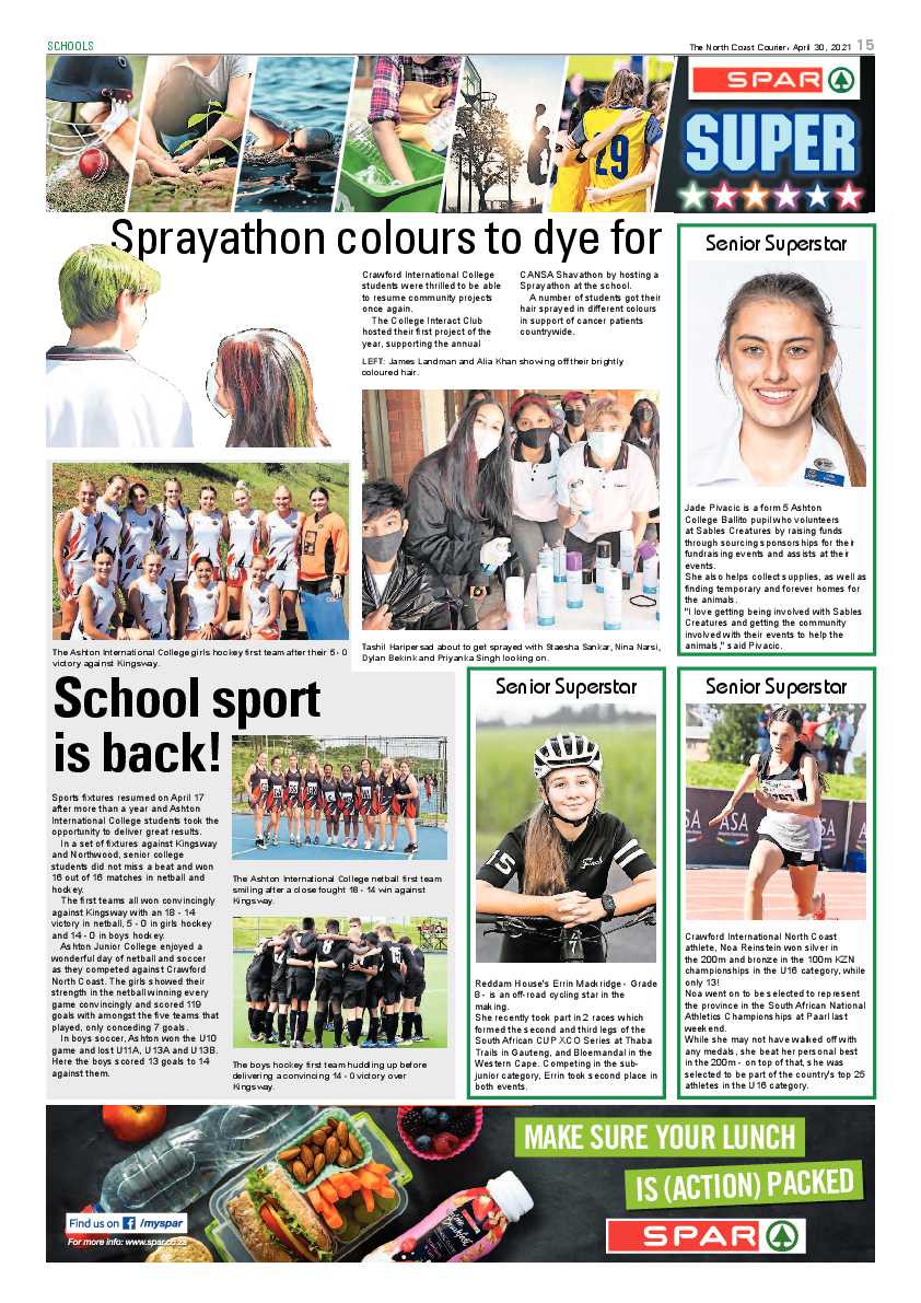 North Coast Courier 30 April 2021 page 15