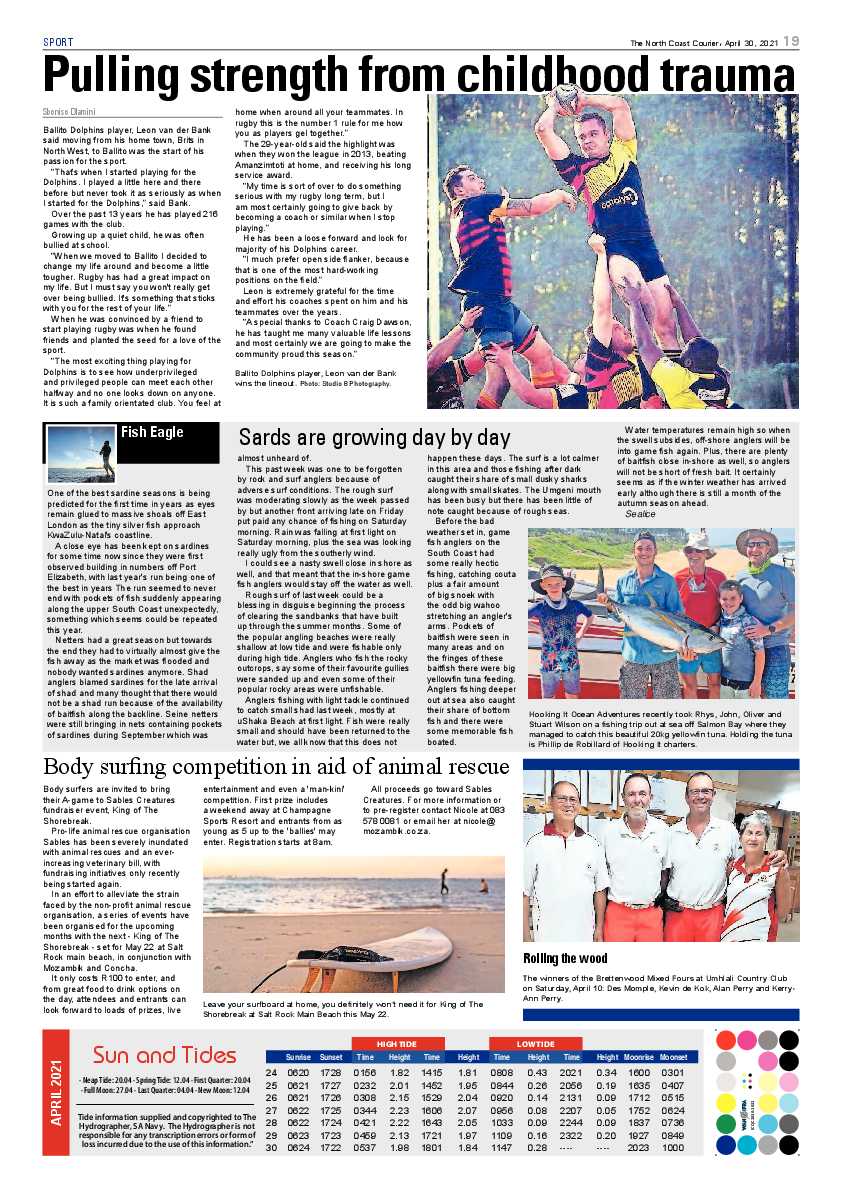 North Coast Courier 30 April 2021 page 19
