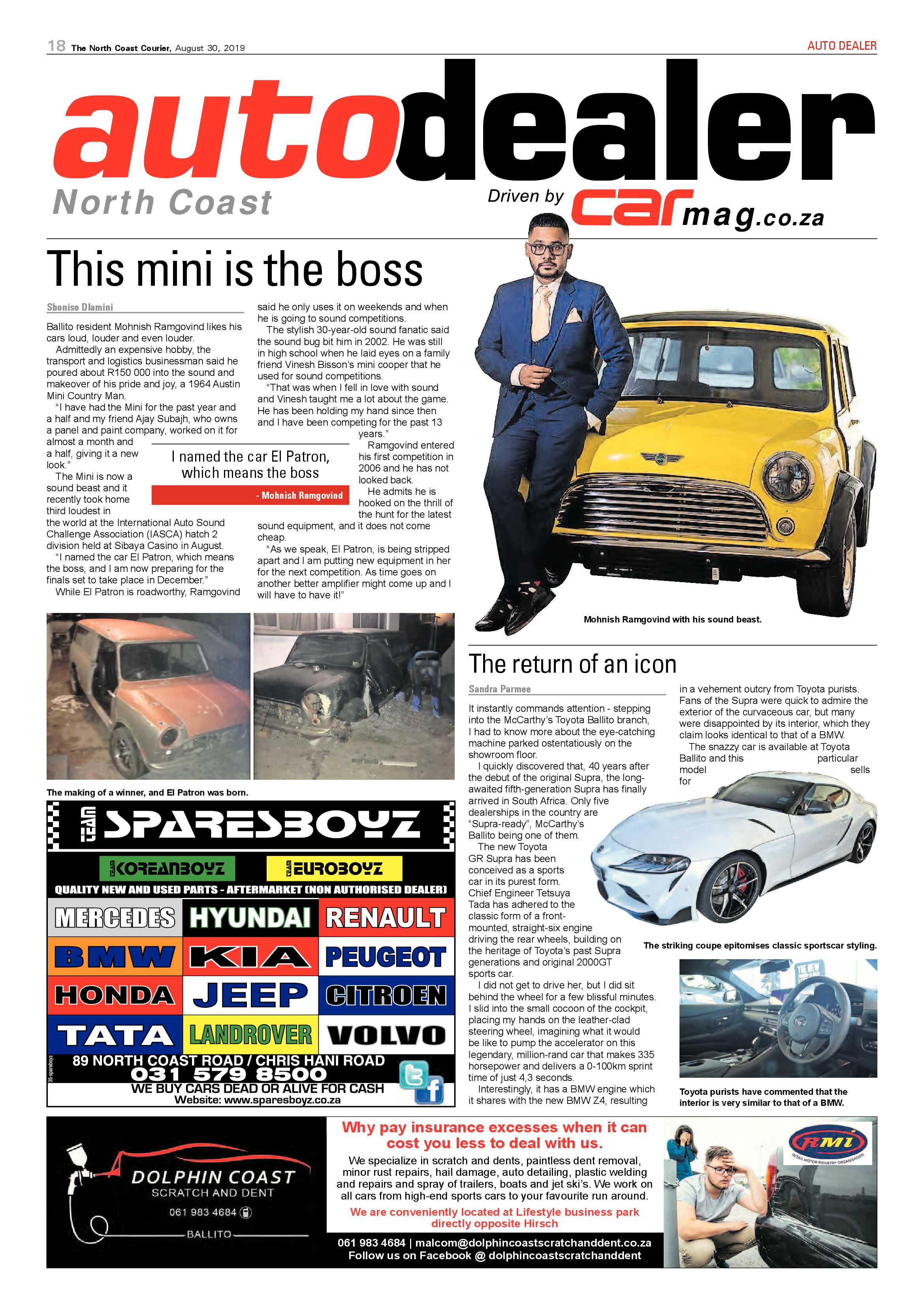 North Coast Courier 30 August 2019 page 18